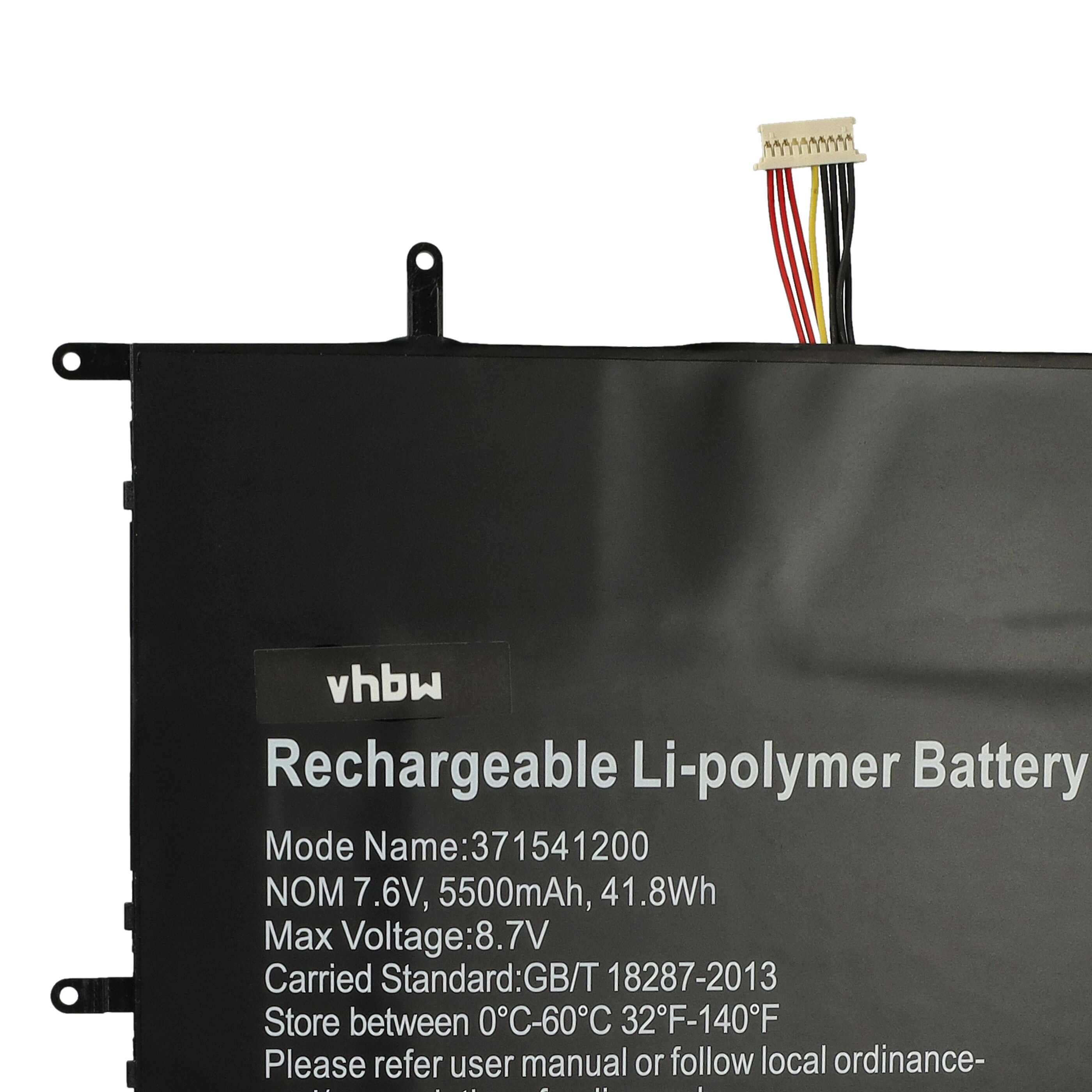 Akumulator do laptopa zamiennik Trekstor A146, HW-371541200 - 5500 mAh 7,6 V LiPo