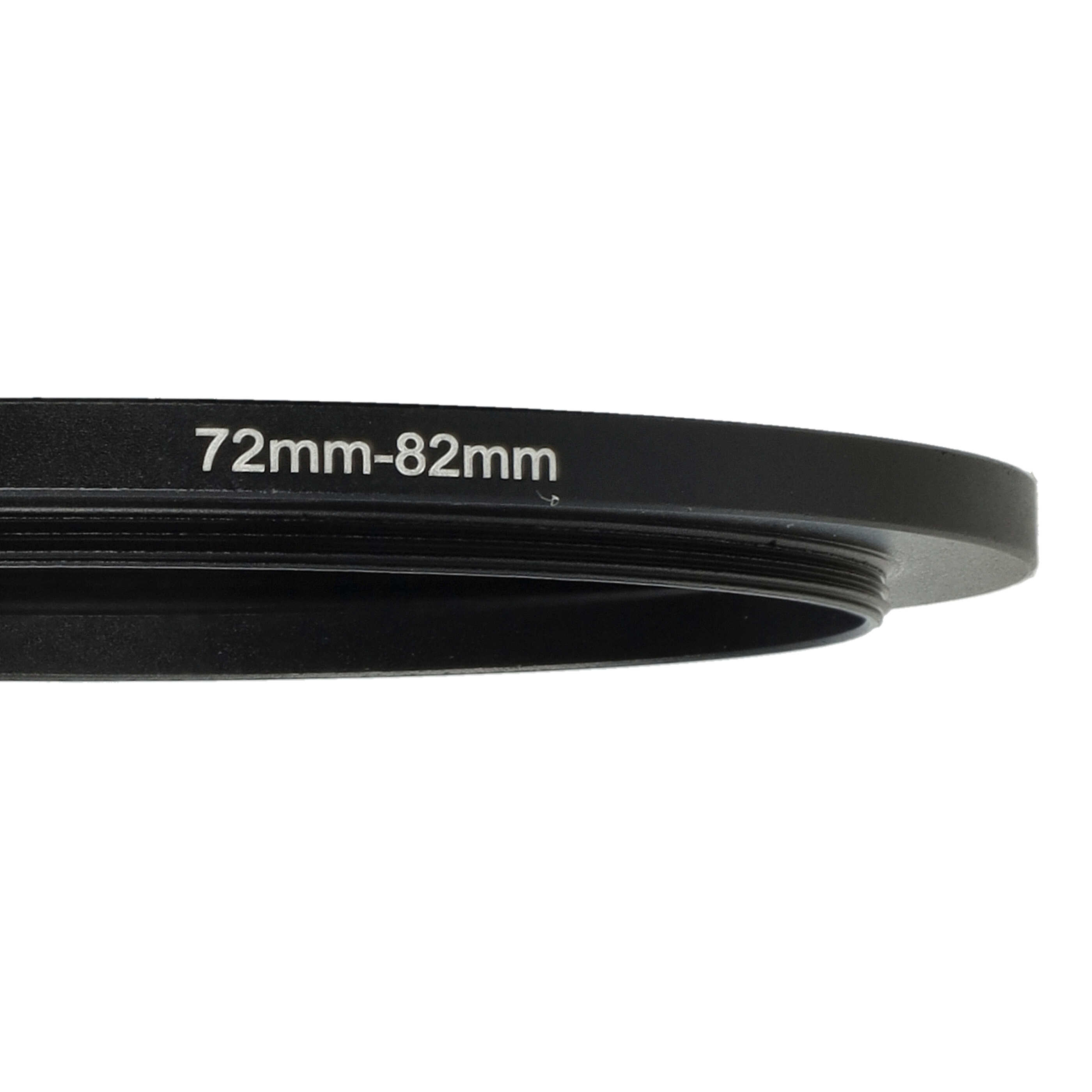 Step-Up-Ring Adapter 72 mm auf 82 mm passend für diverse Kamera-Objektive - Filteradapter