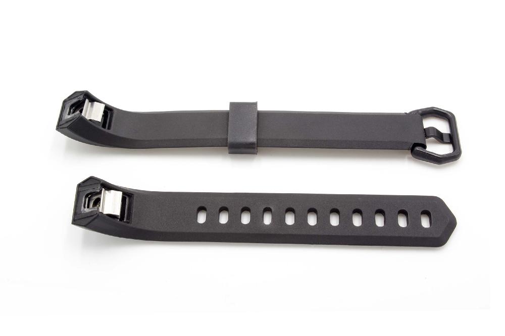 Armband L für Fitbit Alta Smartwatch - 10,5cm + 11,5 cm lang, schwarz
