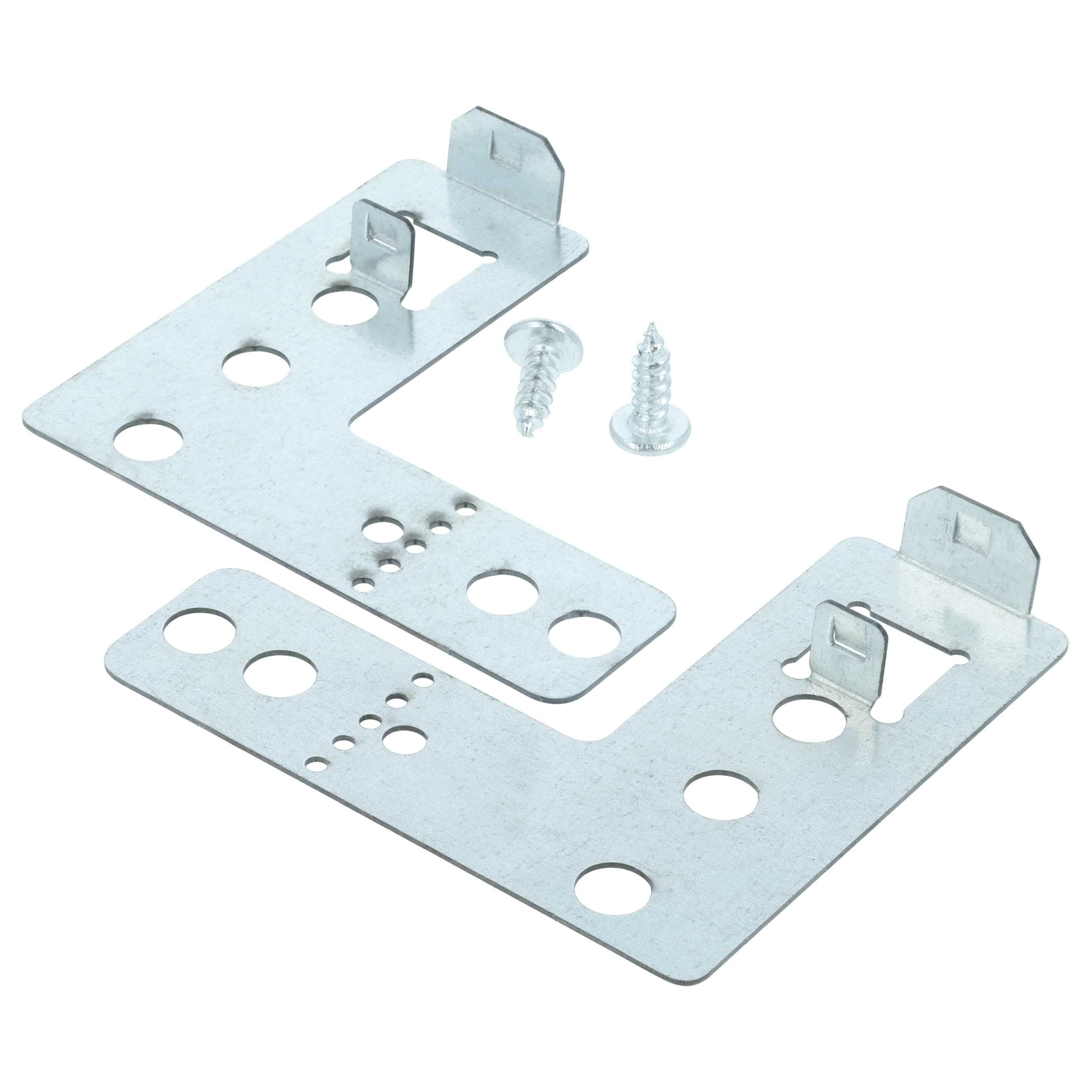2tlg. Befestigungswinkel Set für Bosch Siemens Spülmaschine ersetzt 00170664 - Befestigungssatz links rechts