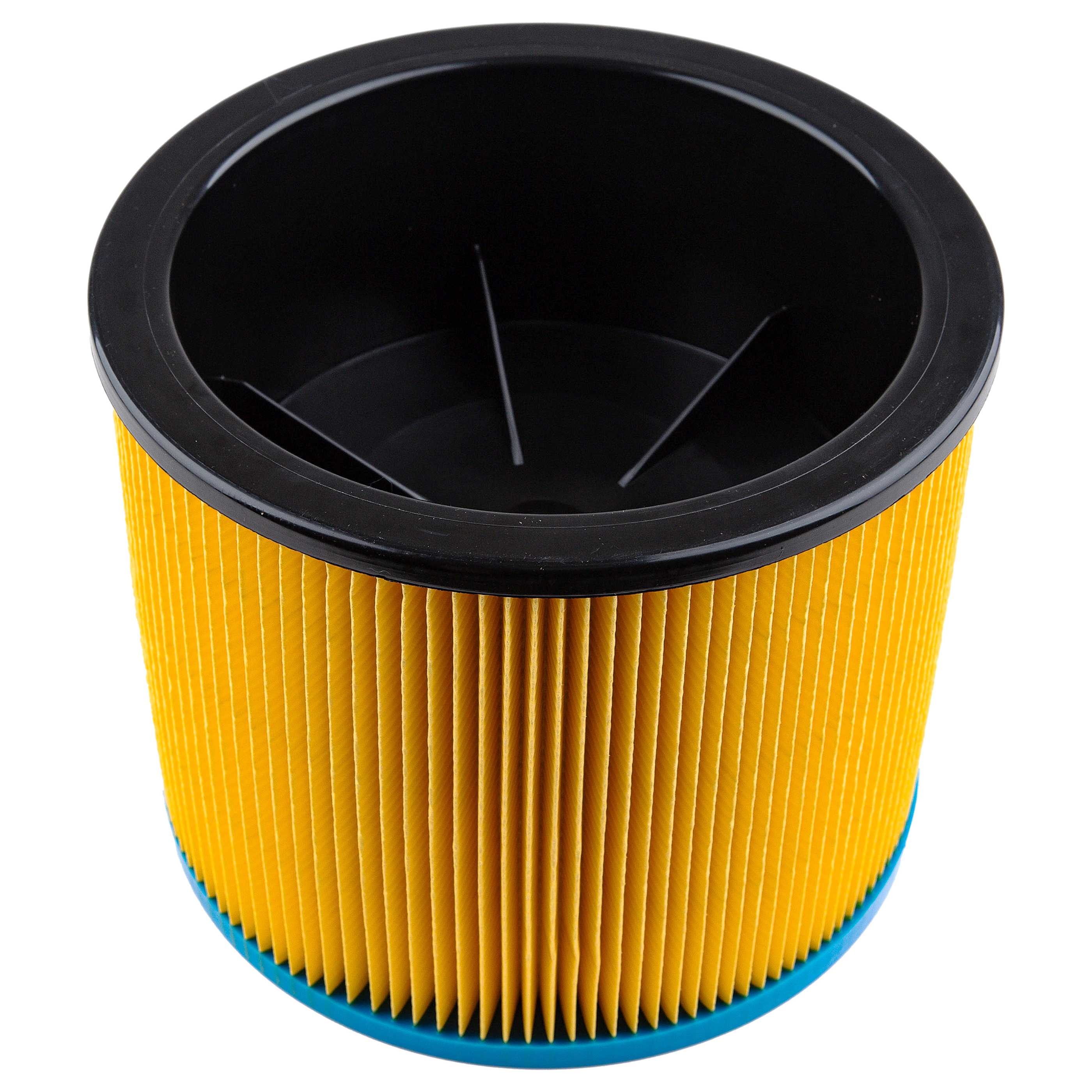 2x Filtercartridge filter replaces Starmix 413471, FP 7200 for Starmix Vacuum Cleaner, blue / yellow