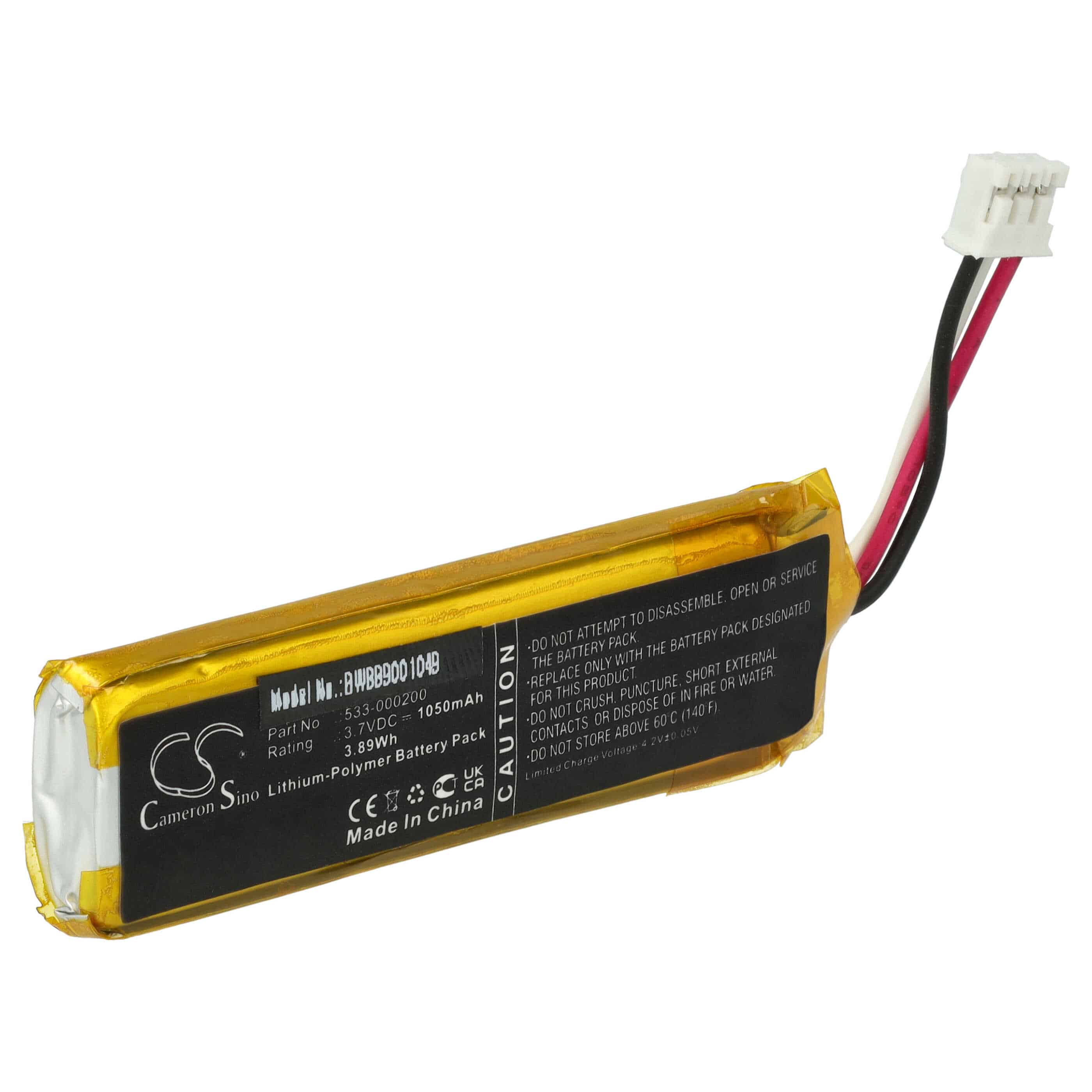 Tastatur-Akku als Ersatz für Logitech 533-000200 - 1050mAh 3,7V Li-Polymer