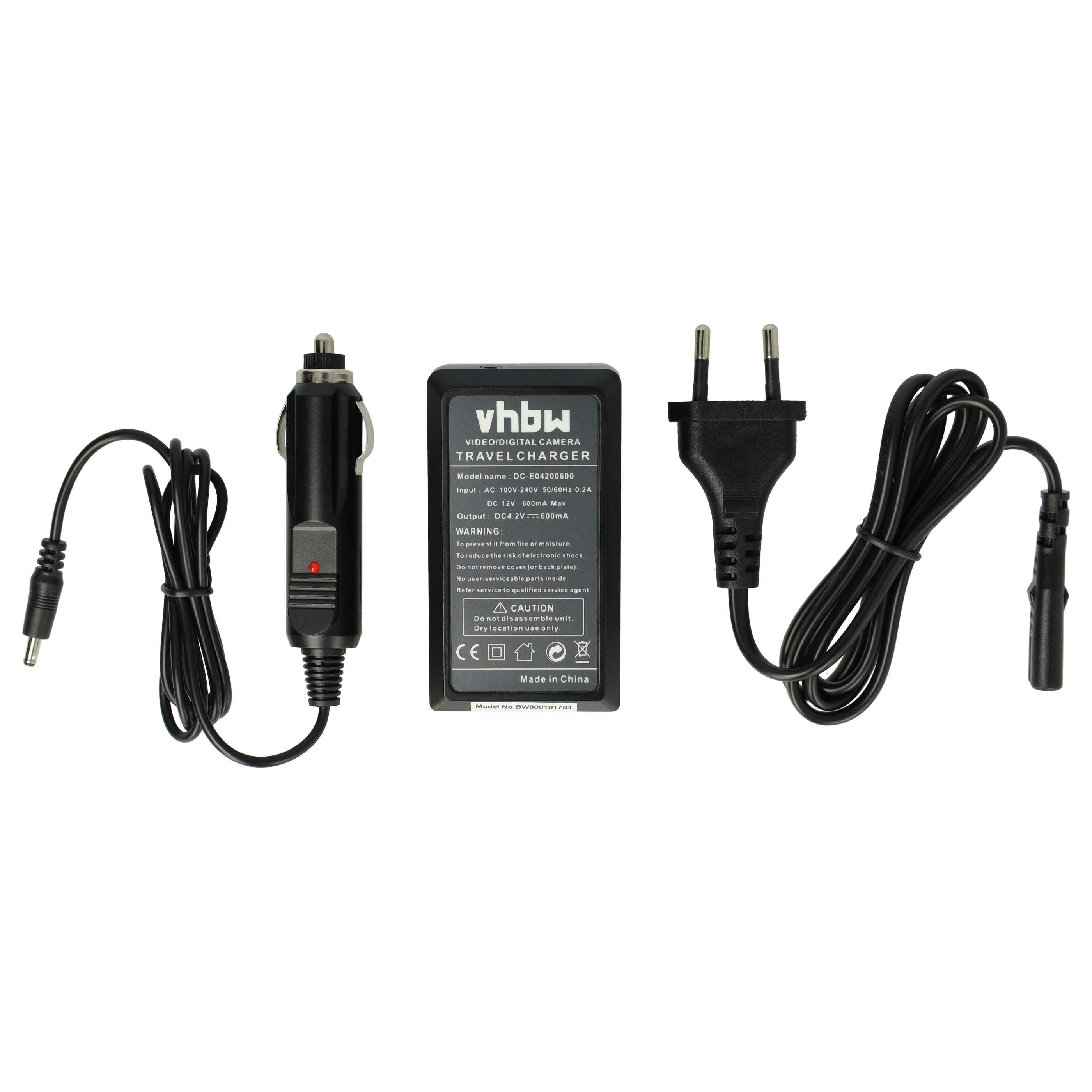 Battery Charger suitable for Samsung DV150 Digital Camera - 0.6 A, 4.2 V
