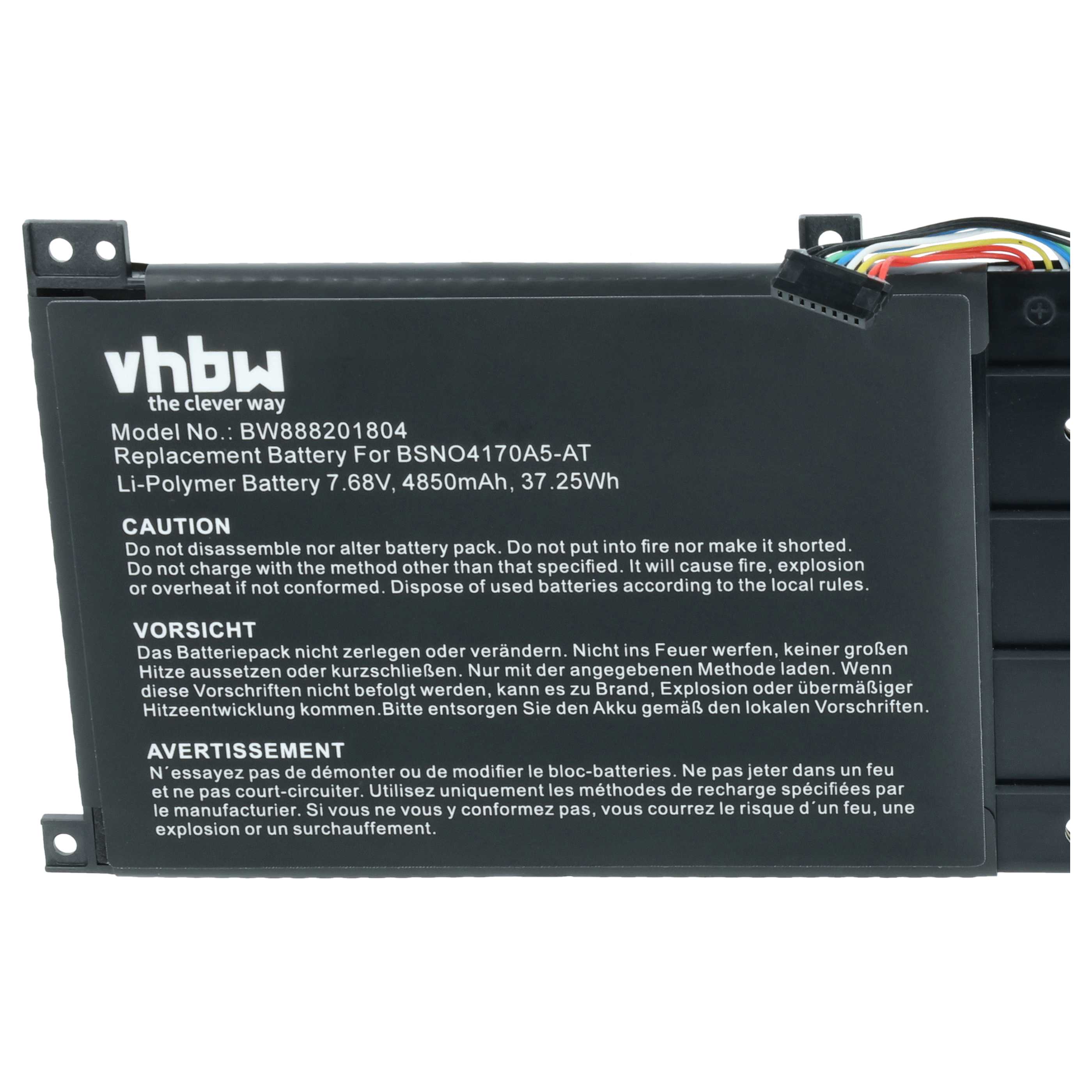 Akumulator do laptopa zamiennik Lenovo 5B10L68713, 5B10L67278, 2ICP5/70/106 - 4850 mAh 7,68 V LiPo