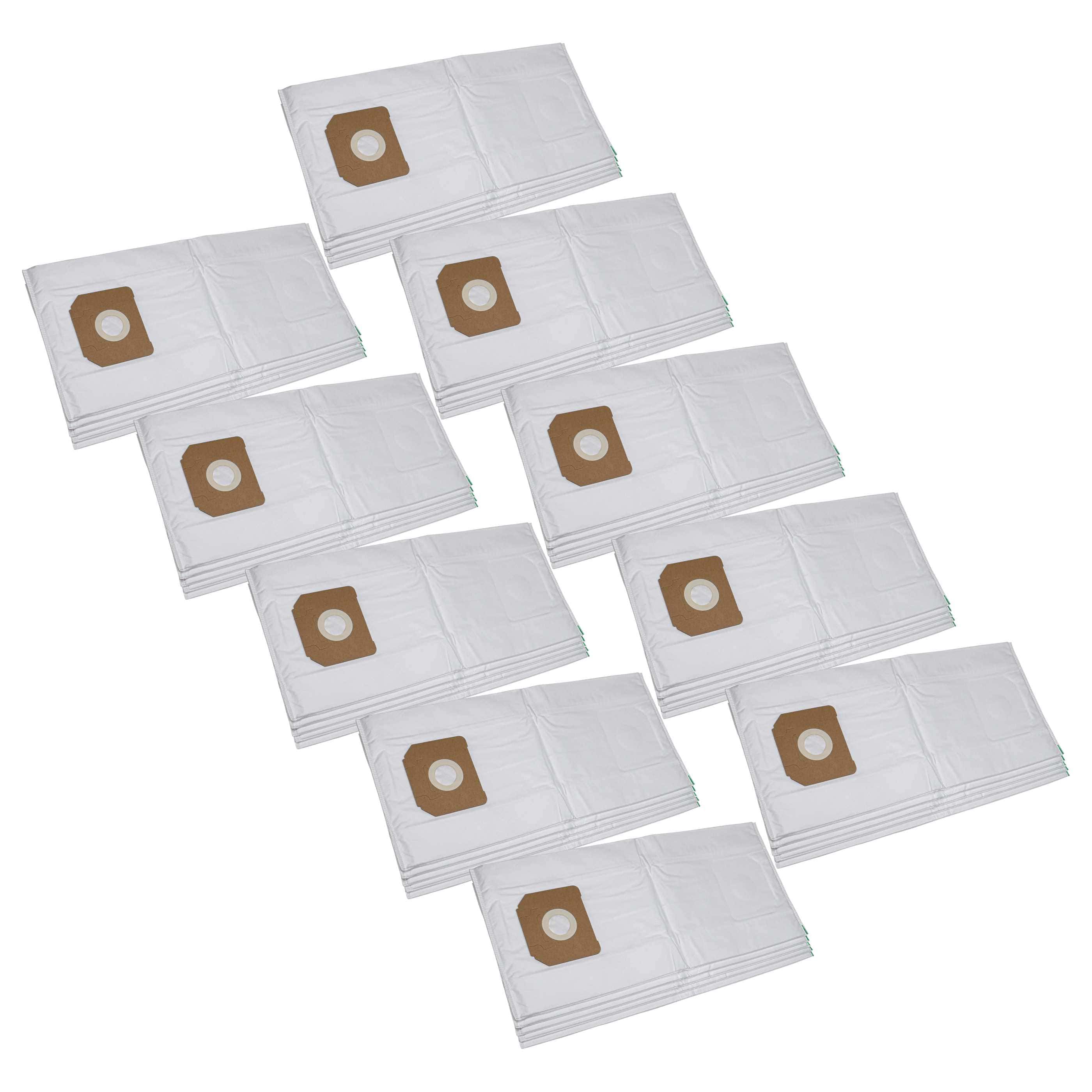 50x Sac remplace Flex 329.630 pour aspirateur Menzer - microfibre non tissée