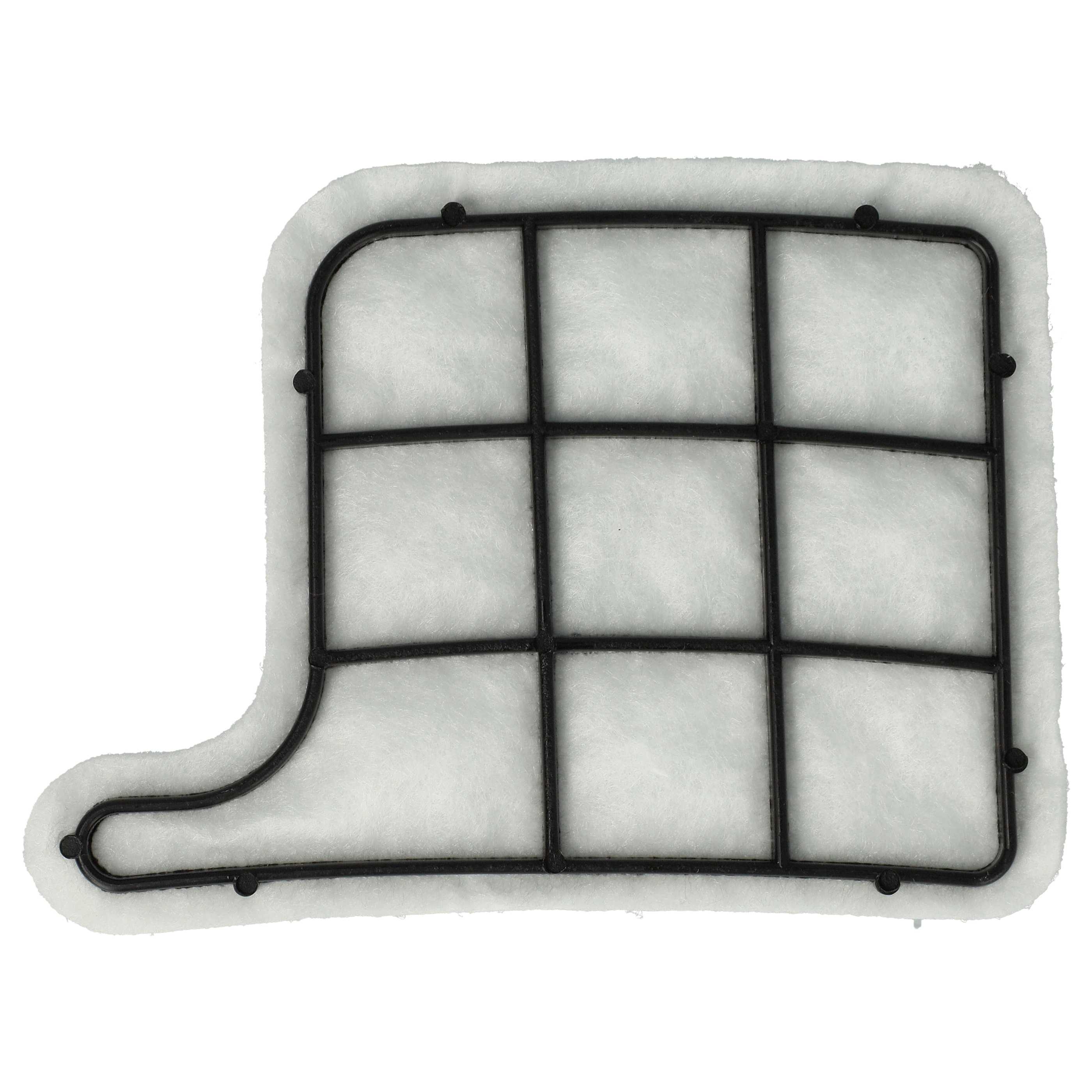 3x Filtermotor filter suitable for Vorwerk Kobold VK135, VK135SC, VK 135 SC, VK136 Vacuum Cleaner, 9.2 x 12.4