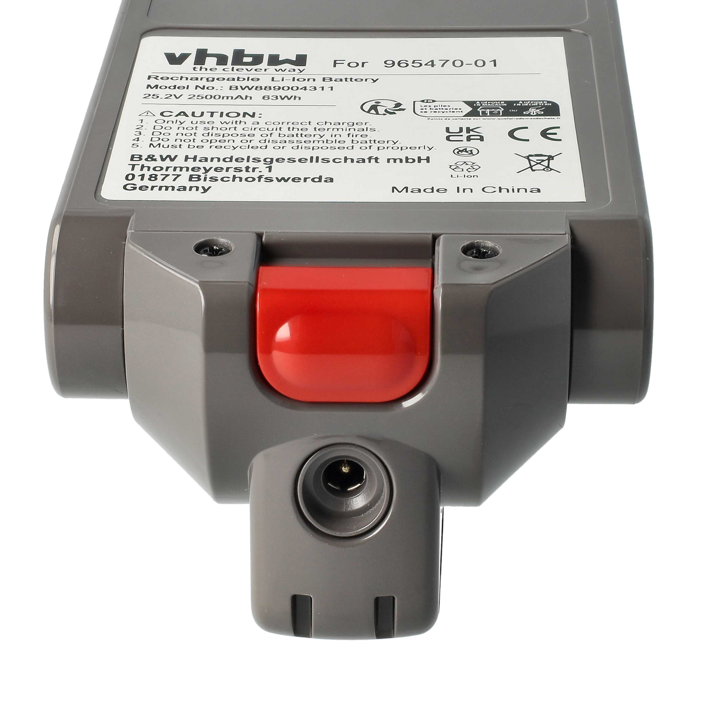 Batteria per aspirapolvere Dyson V12 - 2500mAh 25,2V Li-Ion