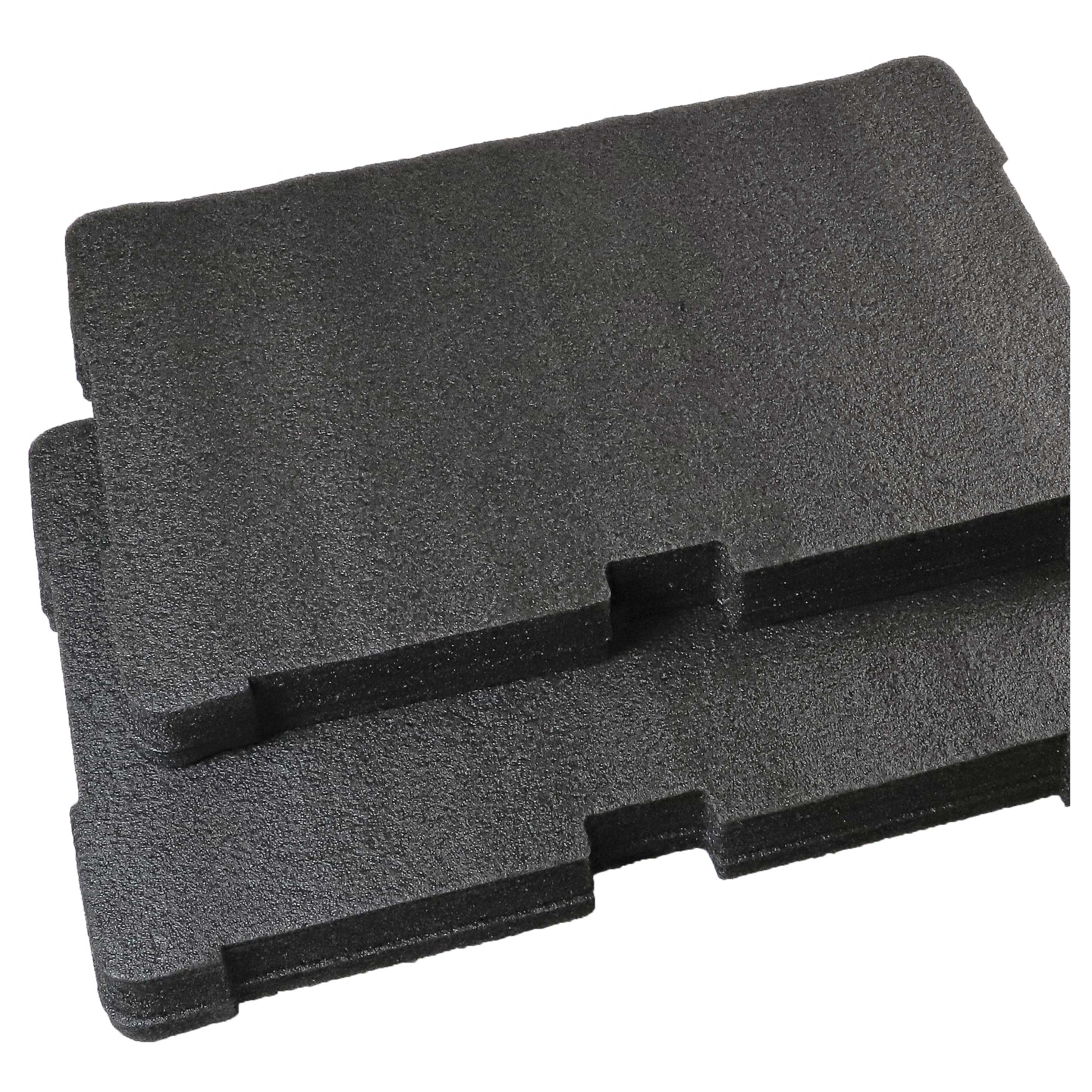 2x Foam Insert replaces Milwaukee 4932471428 for Milwaukee Toolbox - foam