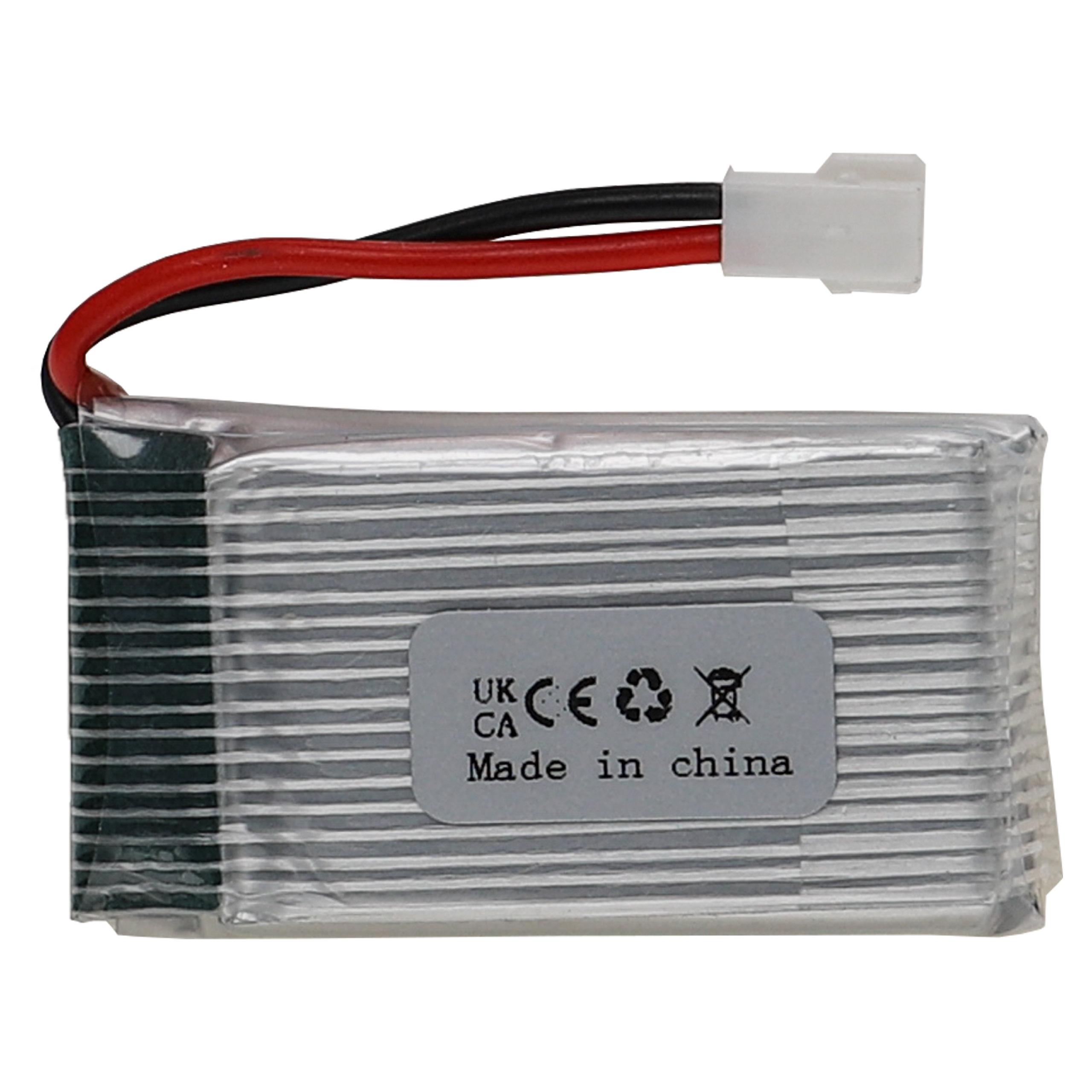 Batterie pour modèle radio-télécommandé - 650mAh 3,7V Li-polymère, XH 2.54 2P