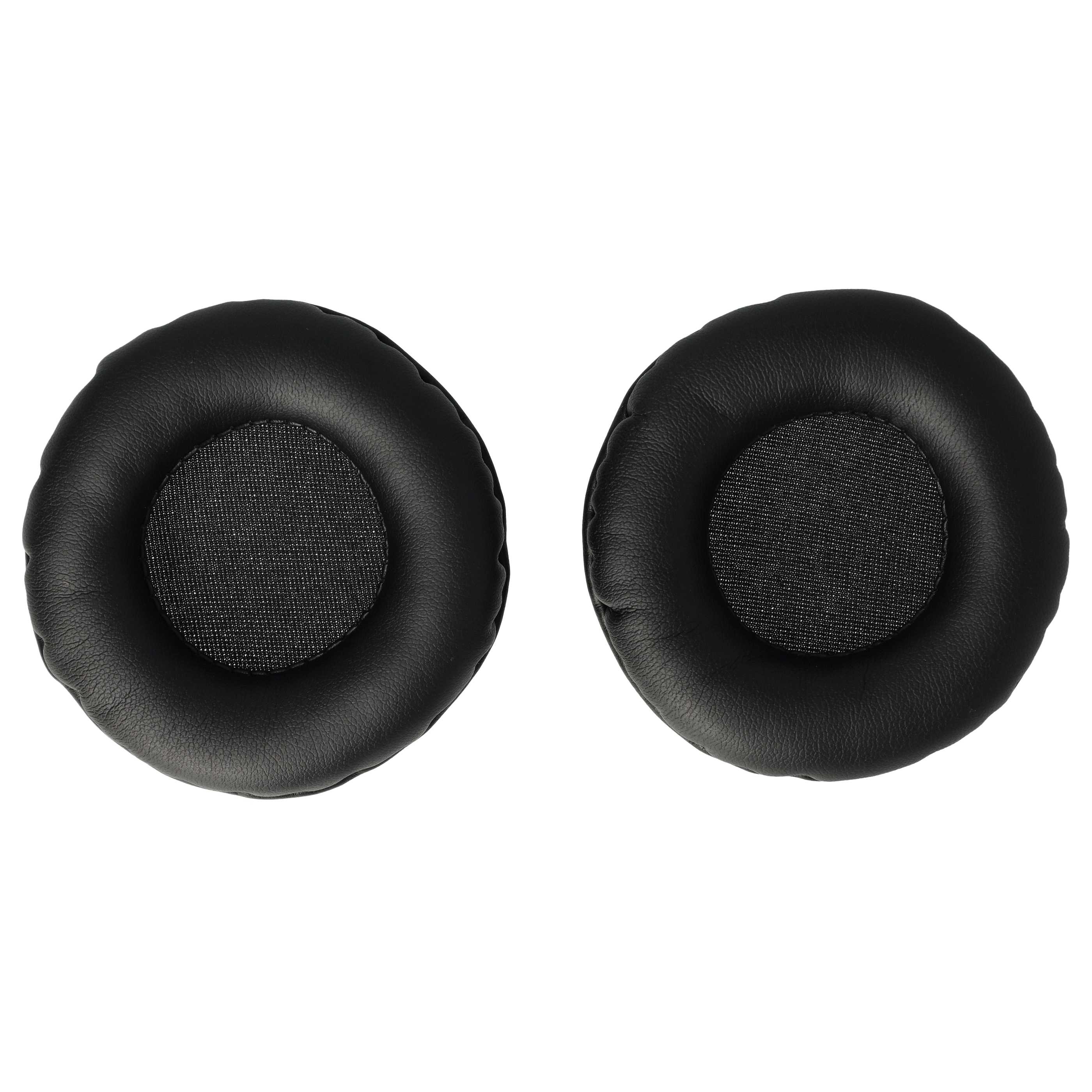 2x Ear Pads suitable for headphones which require 65mm ear pads / t.Bone HD 660 Headphones etc. - polyurethane