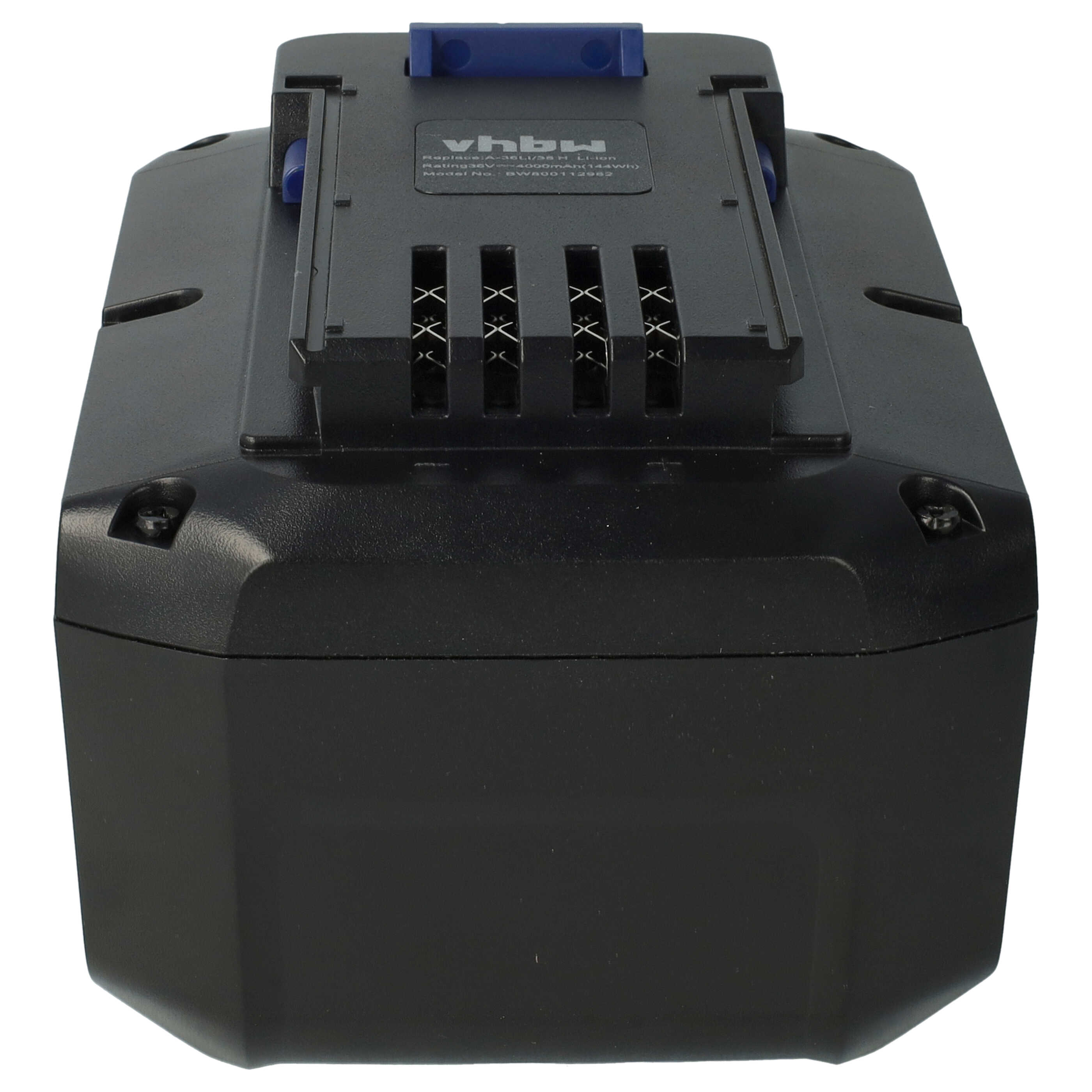 Lawnmower Battery Replacement for Lux Tools 1787233, 36LB2600 - 4000mAh 36V Li-Ion, black
