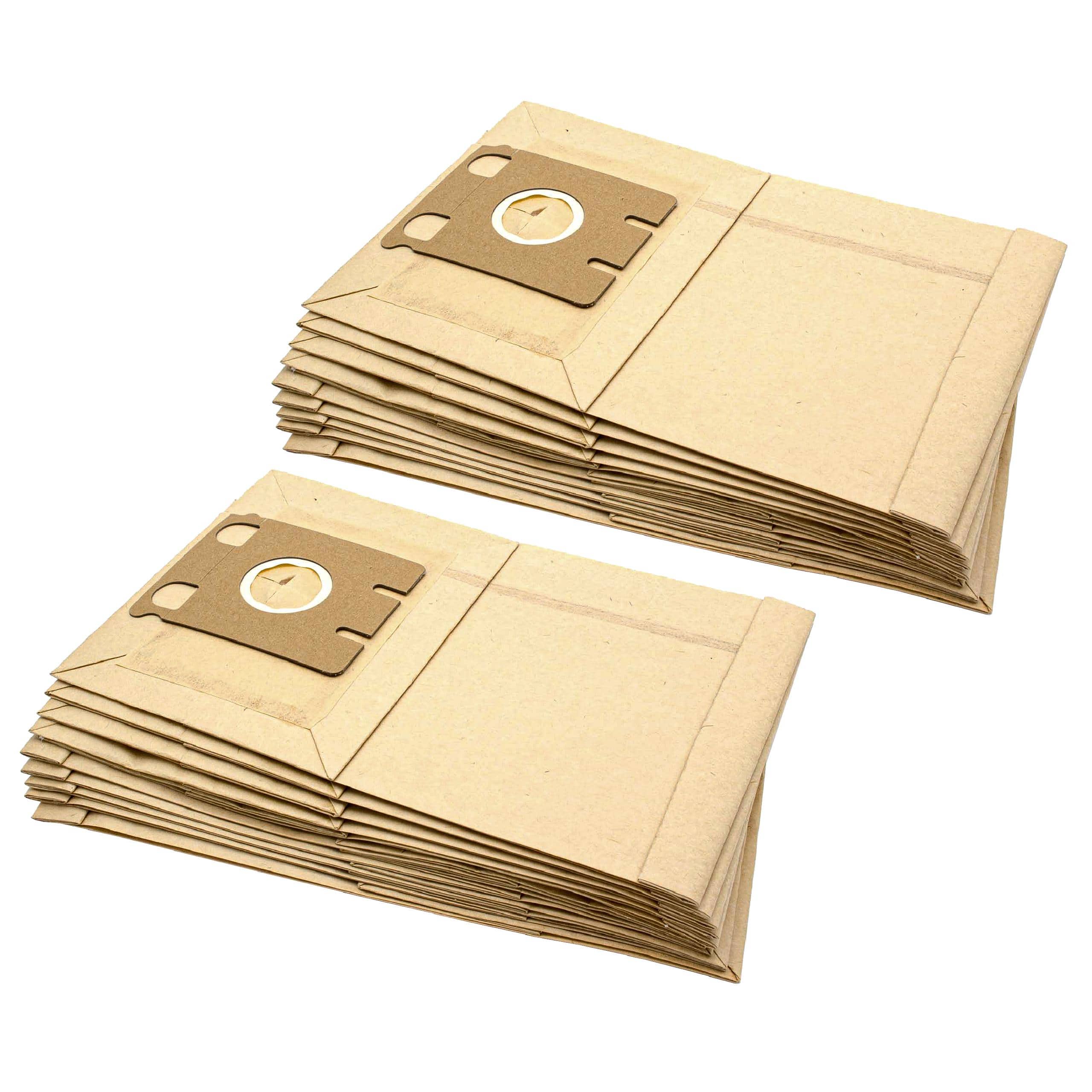 20x Sac remplace Europlus M305 pour aspirateur Miele - papier