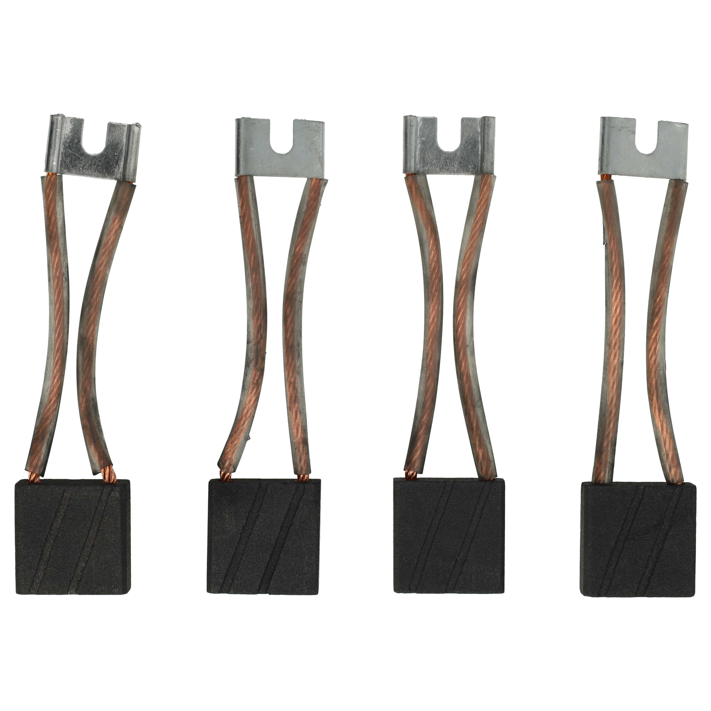 4x Kohlebürste als Ersatz für Asein 4122E, 5612, 4862, 4122, 1009 für Elektrowerkzeug - 32 x 32 x 12,4mm