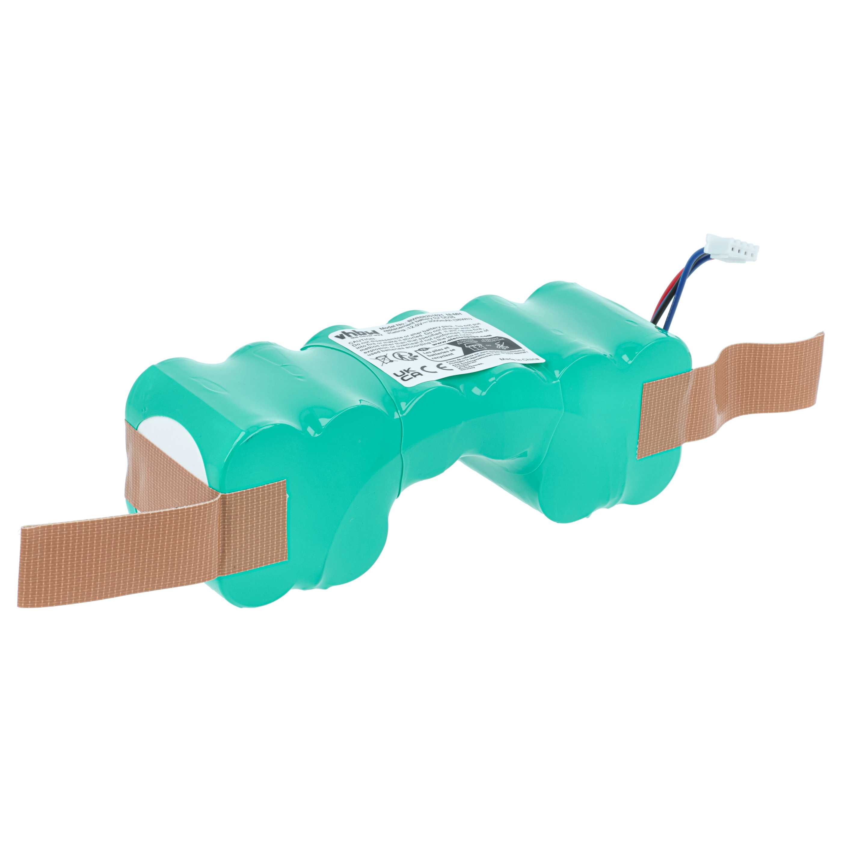 Batteria sostituisce Ecovacs 10001568, 10002167, DD4G, DM88, DD3G per robot aspiratore - 3000mAh 12V NiMH