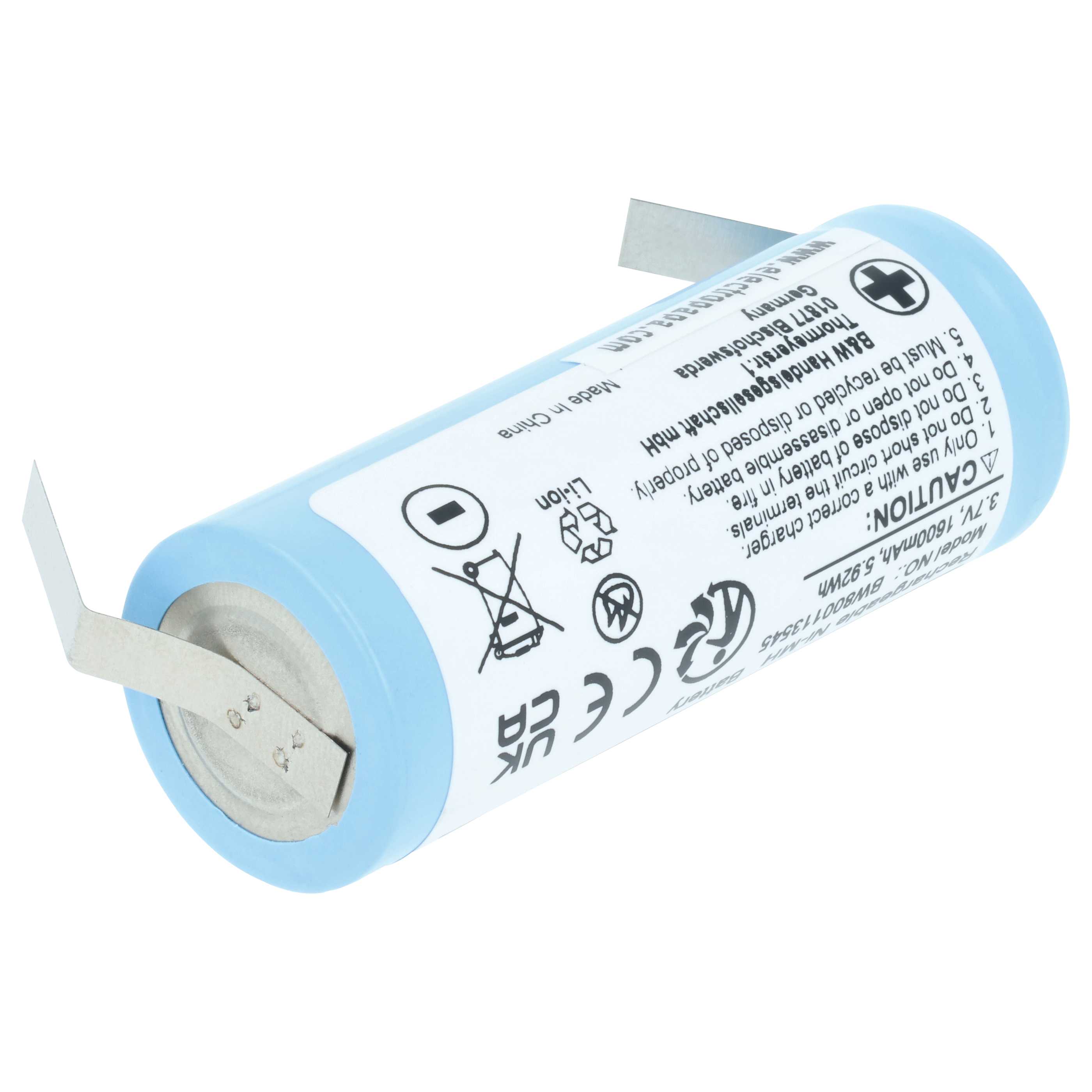 Akumulator do maszynki do strzyżenia zamiennik 15038, 3611290, 3606410 - 1600 mAh 3,7 V Li-Ion