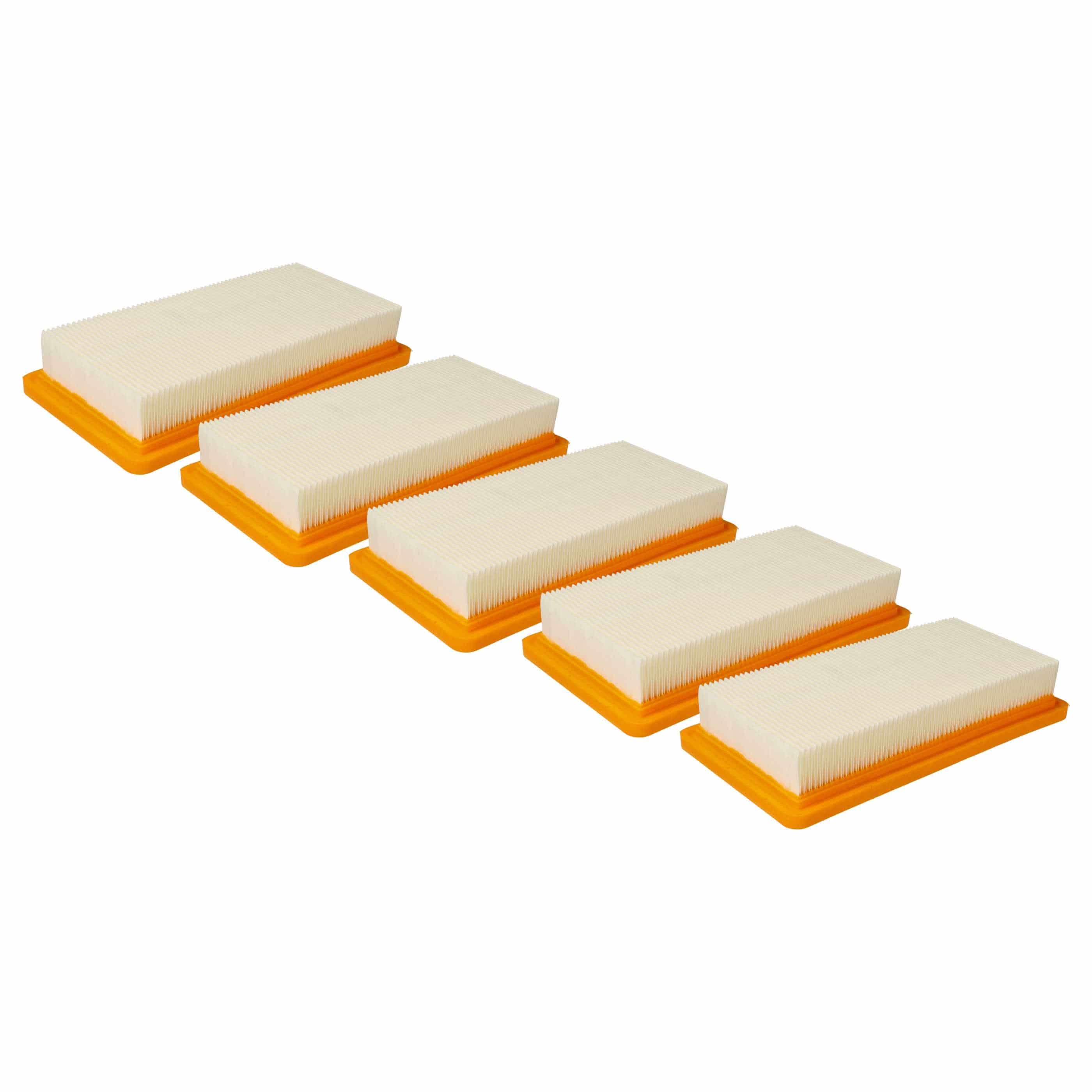5x Filtro reemplaza Kärcher 6.414-631, 6.414-631.0 para aspiradora, 10 x 18,9 cm