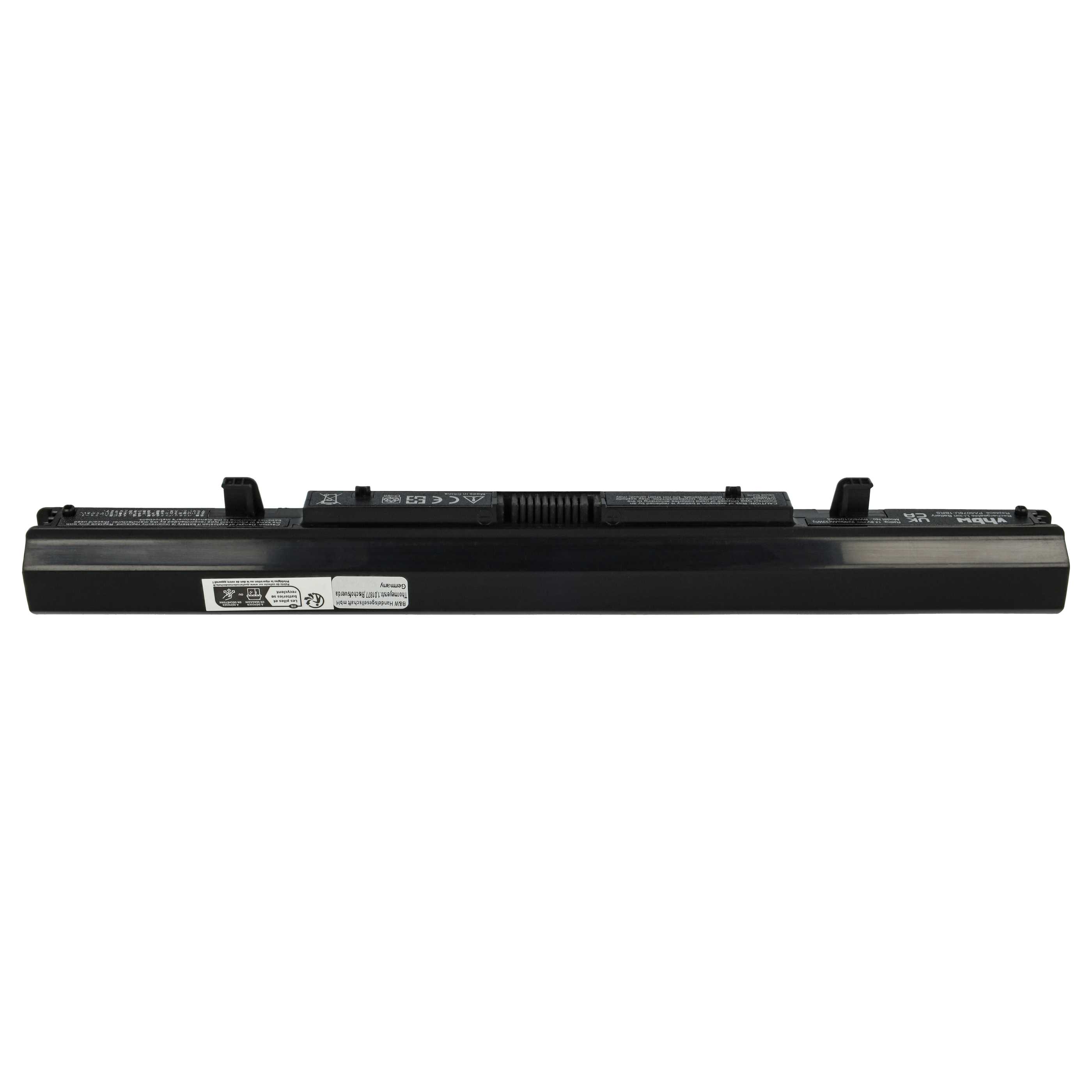 Akumulator do laptopa zamiennik Toshiba PA5076U-1BRS, PA5076R-1BRS - 2200 mAh 14,8 V Li-Ion, czarny