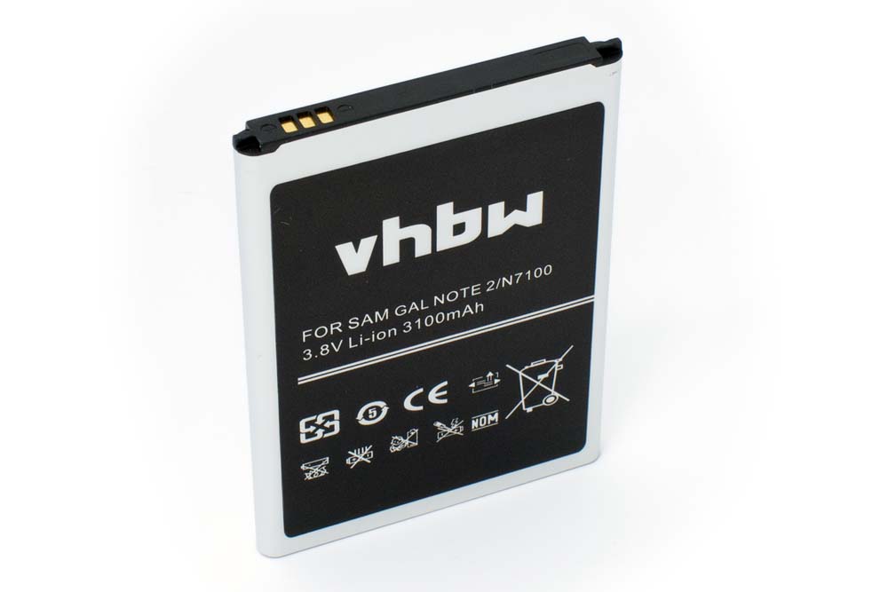 Batterie remplace Samsung EB595675LU pour téléphone portable - 3100mAh, 3,7V, Li-ion