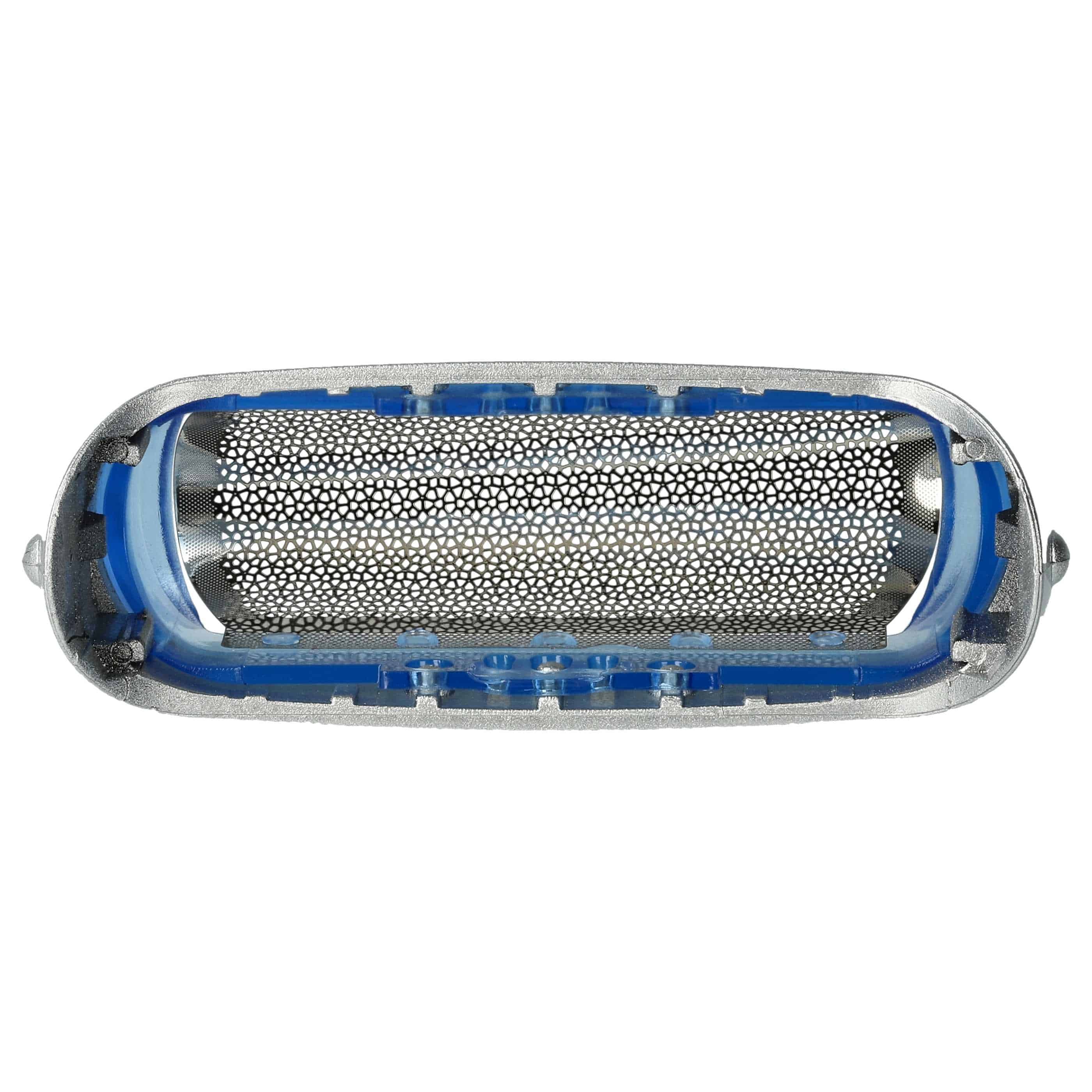 Lámina de corte reemplaza Braun 20S para afeitadoras Braun - incl. marco, plata/azul