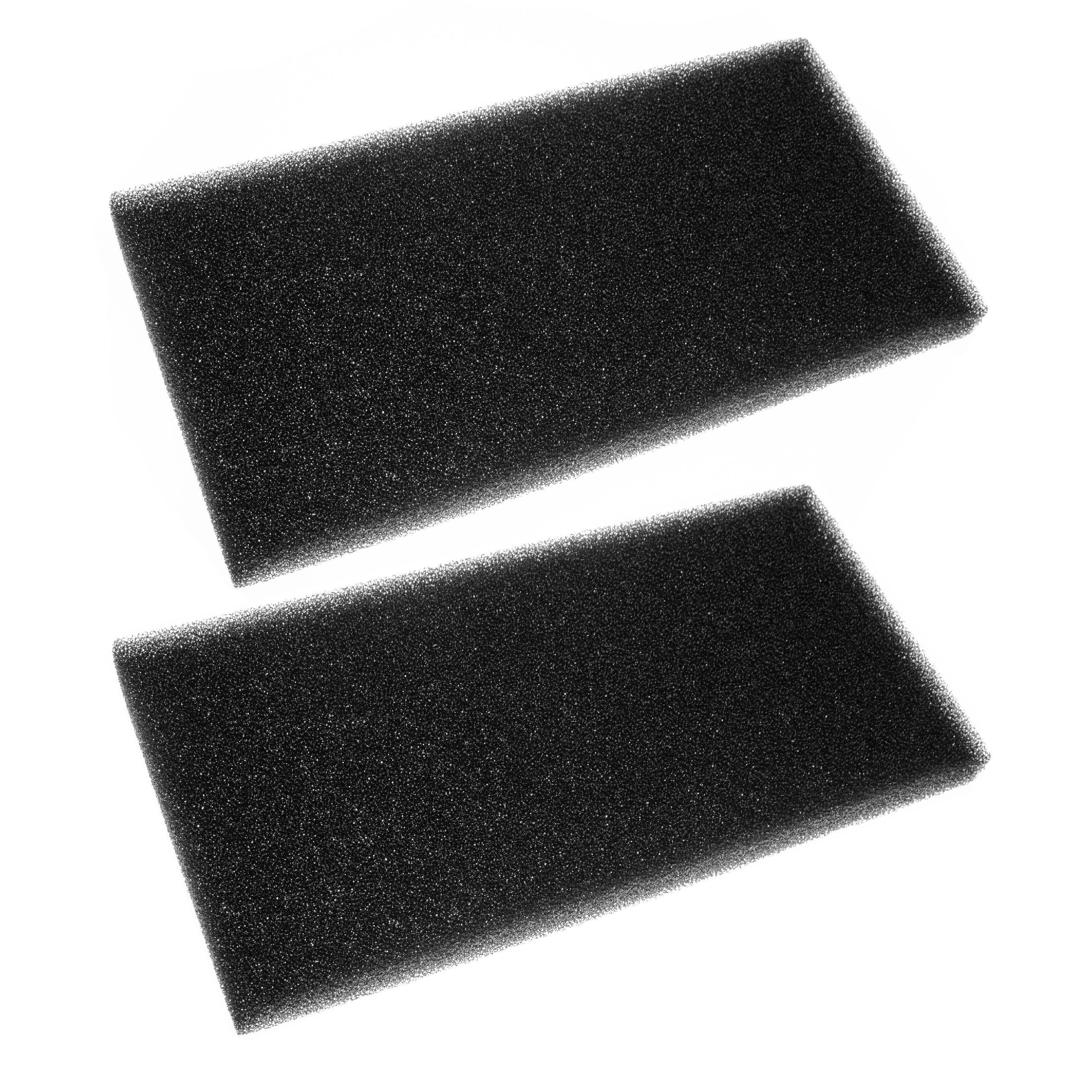Set de filtres (2x filtre mousse) remplace Gorenje/Panasonic ANH-628504, ANH-810183