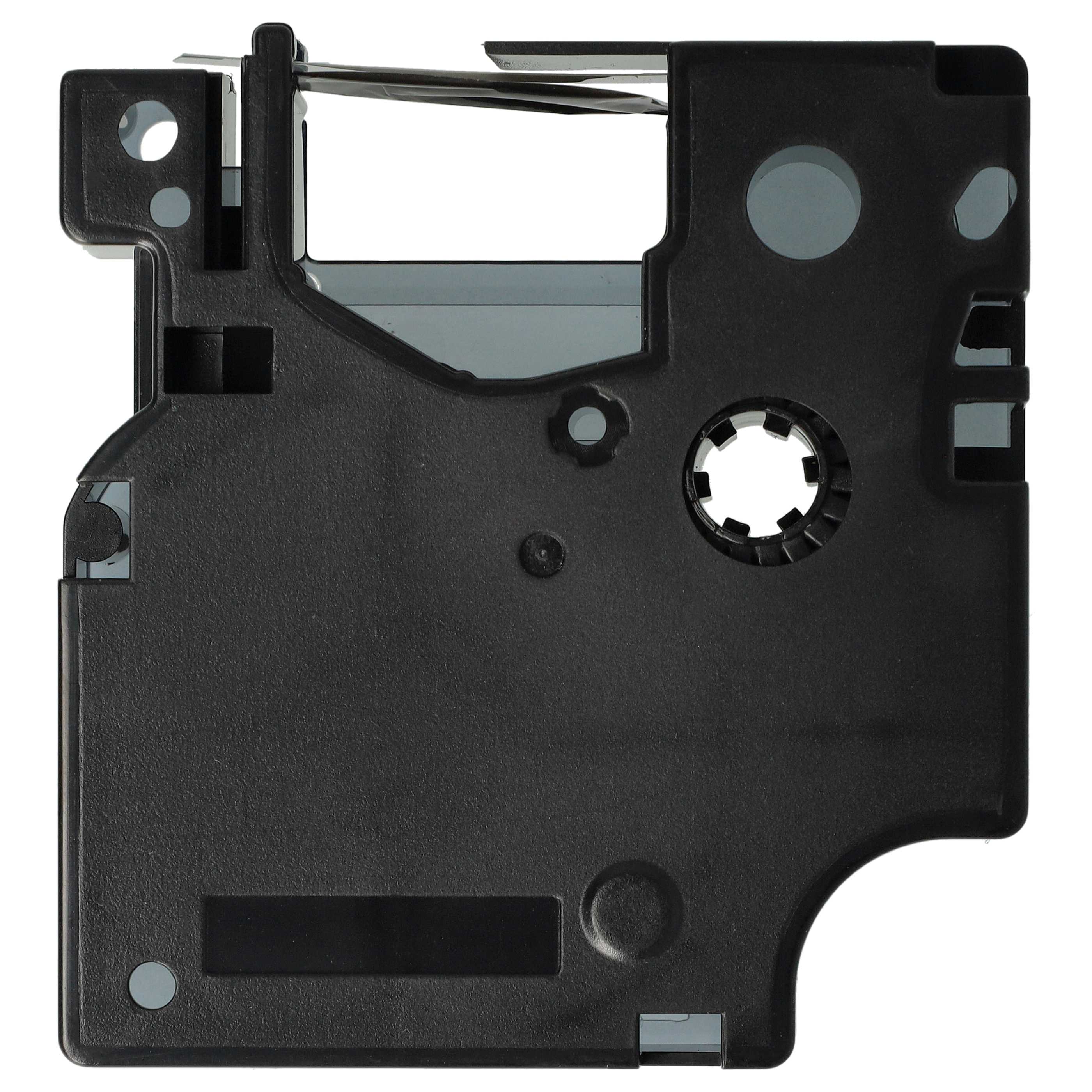 Label Tape replaces Dymo D1, 43610 - 6 mm Black to Transparent