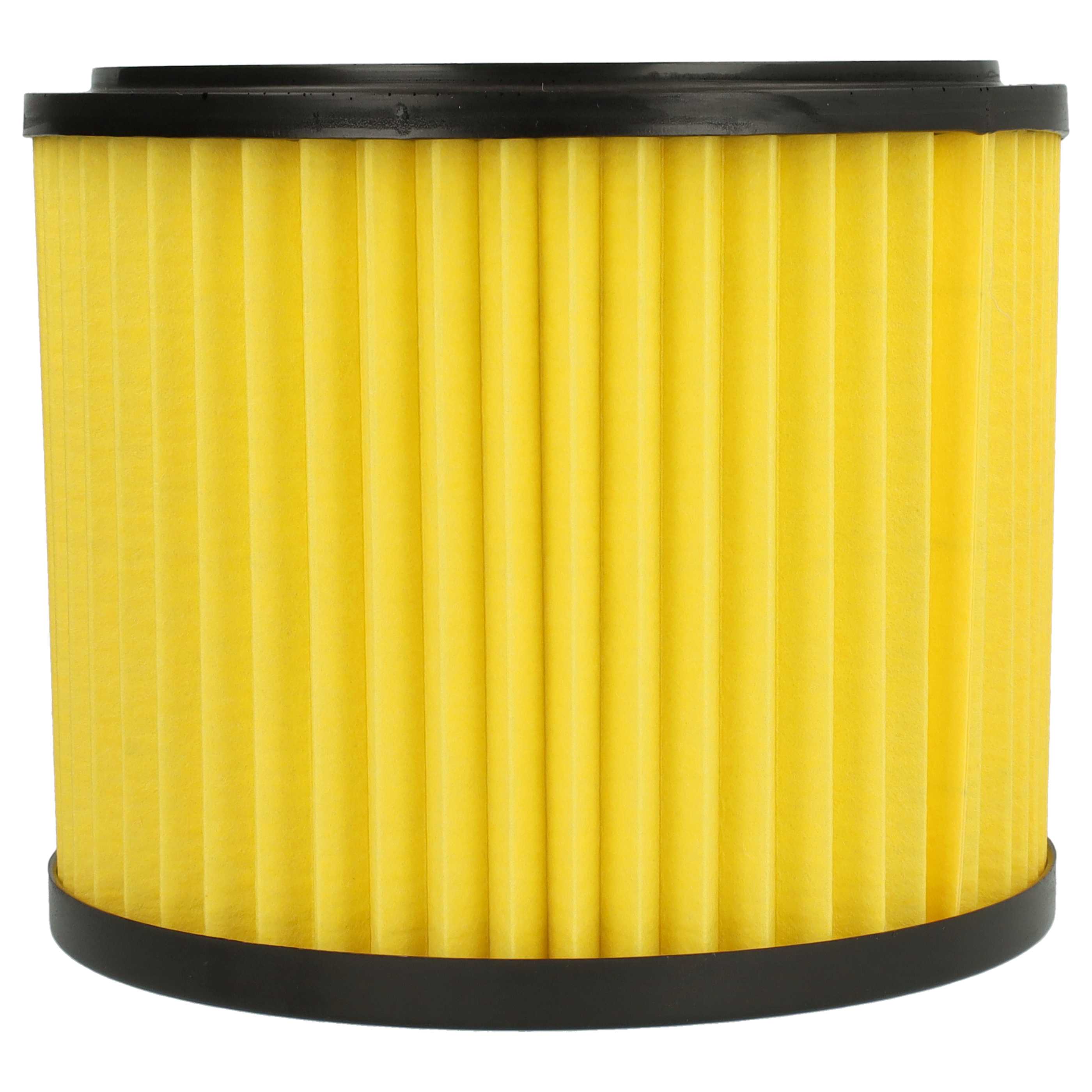 3x Filtercartridge filter replaces Einhell 23.511.10, 2351110 for Basic Vacuum Cleaner, yellow