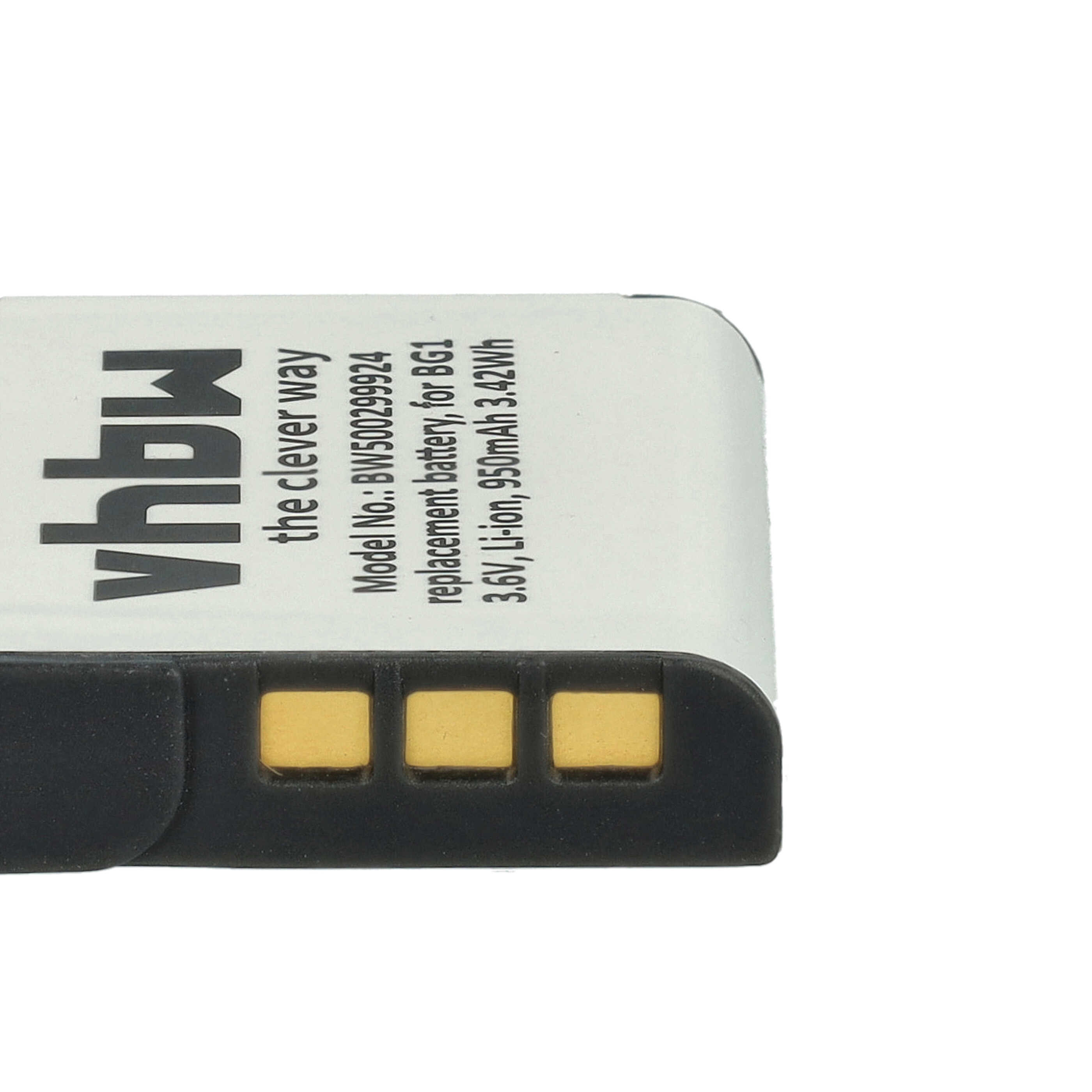 Kamera-Akku (3 Stück) als Ersatz für Sony NP-FG1, NP-BG1 - 950mAh 3,6V Li-Ion