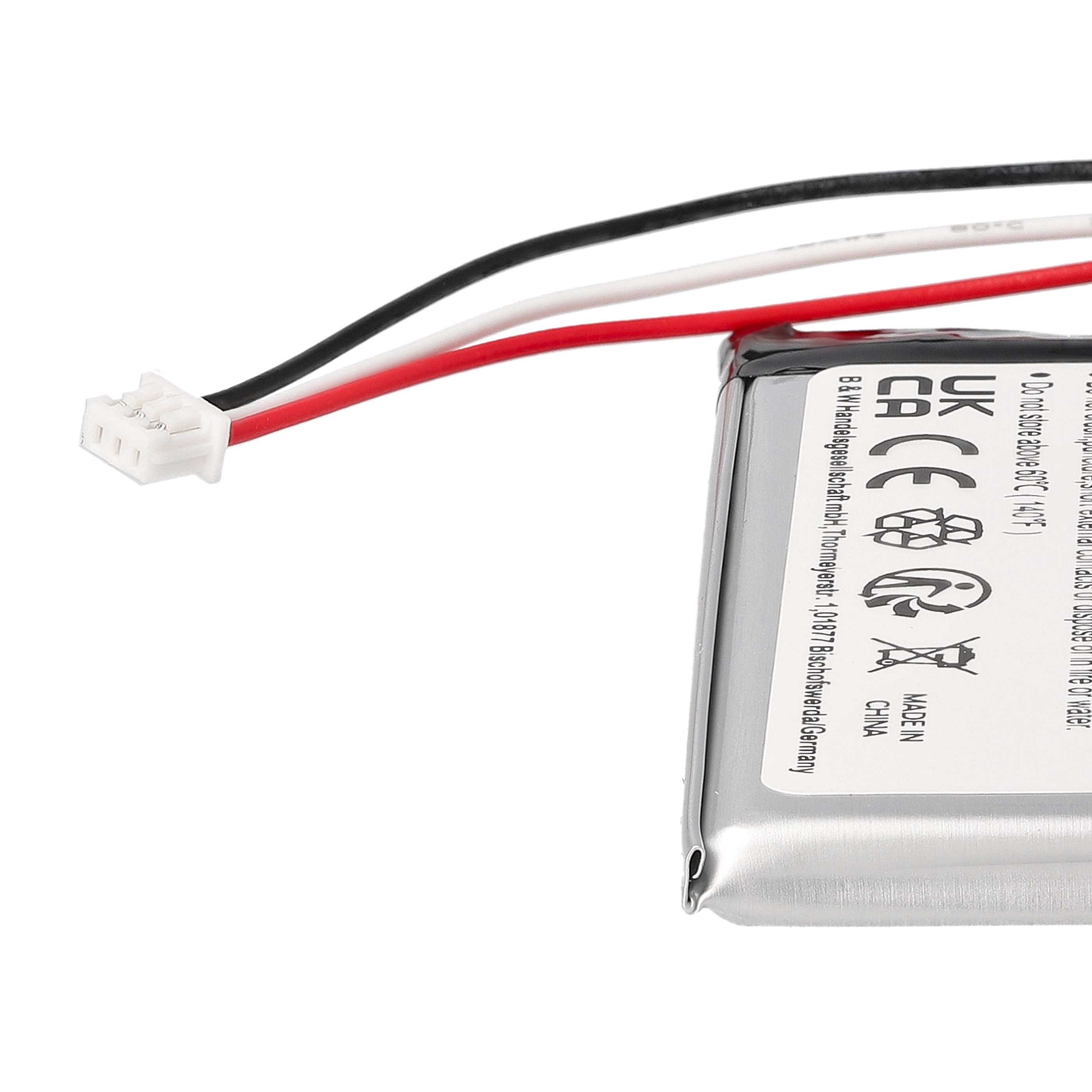 Card Reader 5x Battery replaces Ingenico 296203895AB, P0750-LF - 1200 mAh 3.7 V Li-polymer