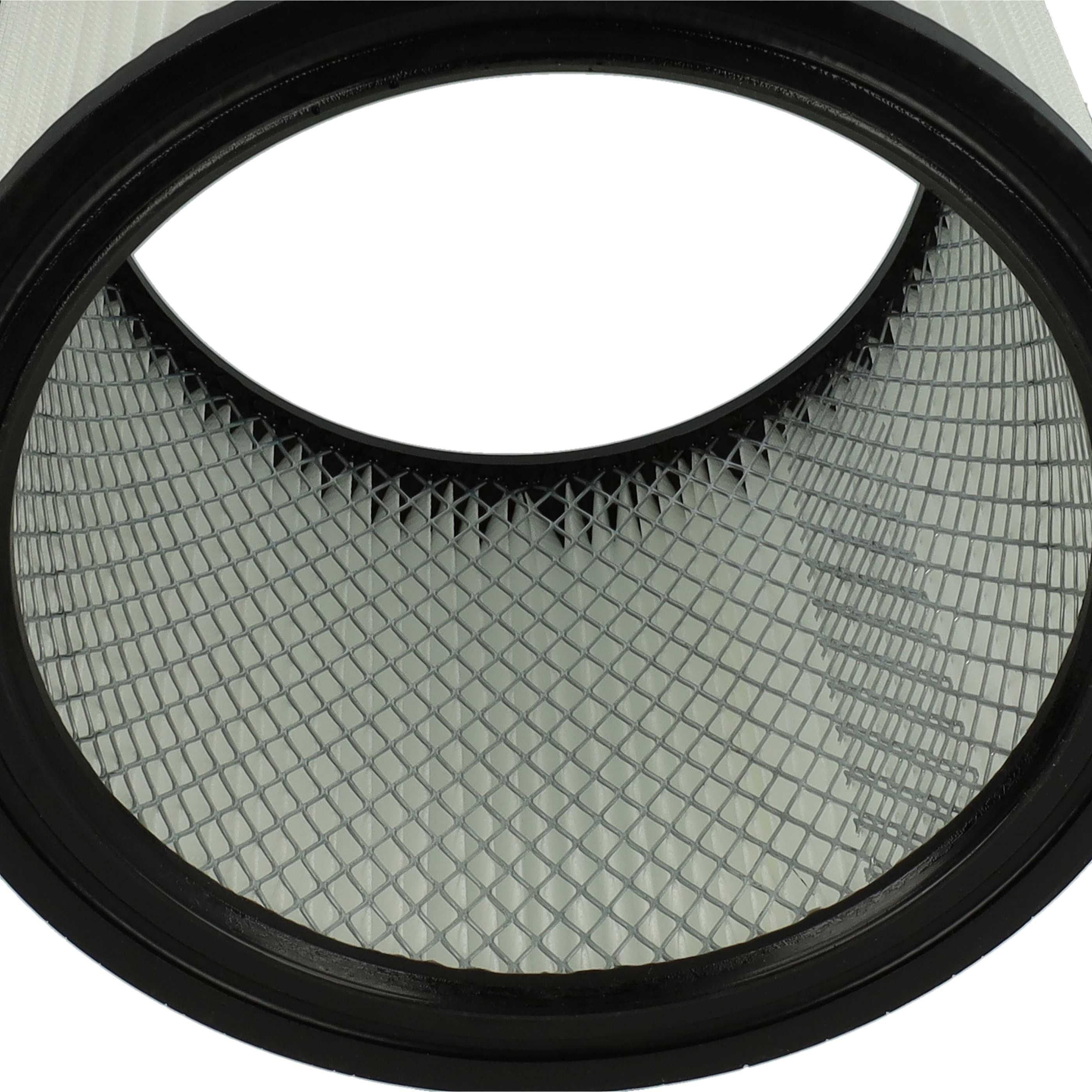 2x Filtro reemplaza ShopVac 126282903041, 026282290038 para aspiradora ShopVac filtro redondo, negro / blanco