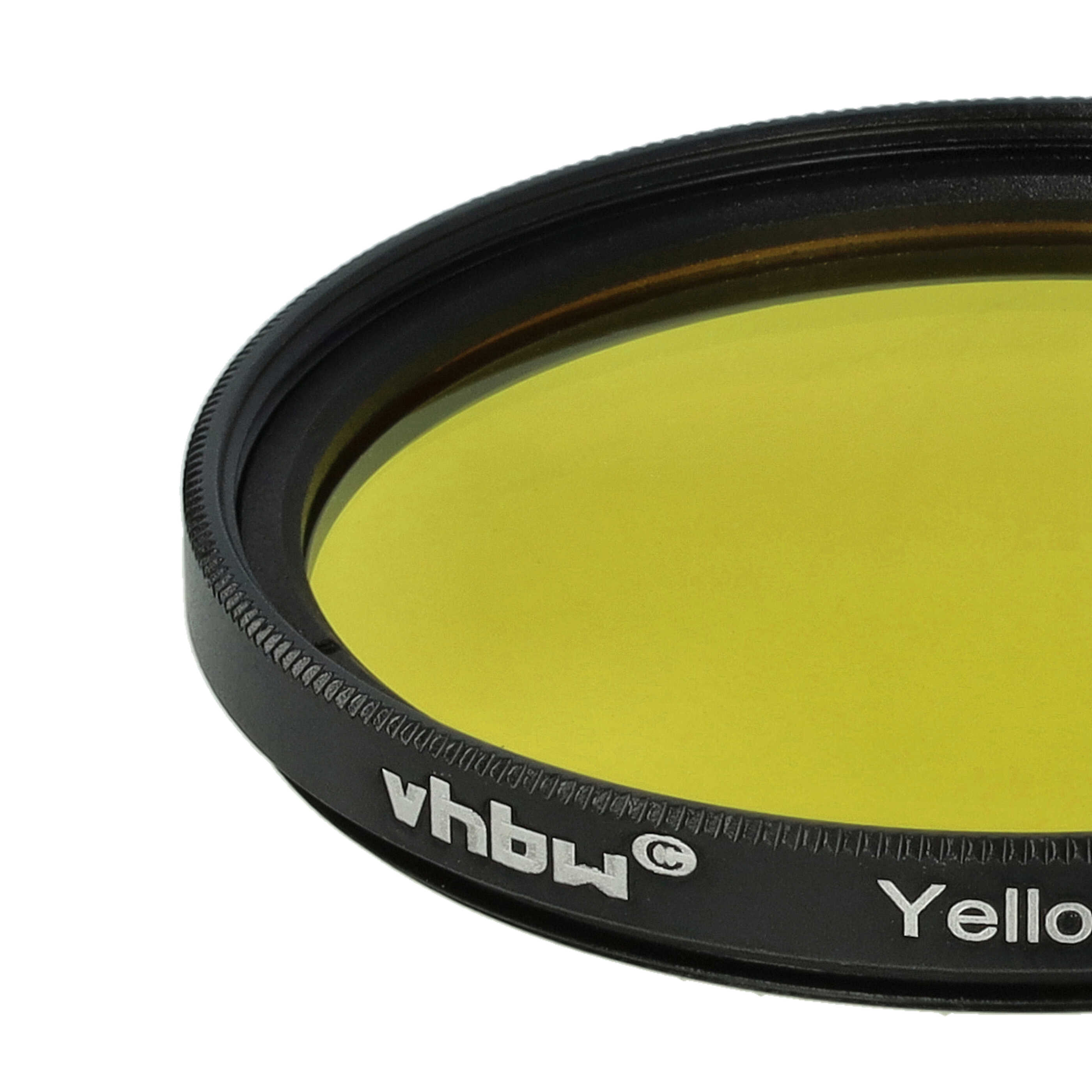 Filtre de couleur jaune pour objectifs d'appareils photo de 49 mm - Filtre jaune