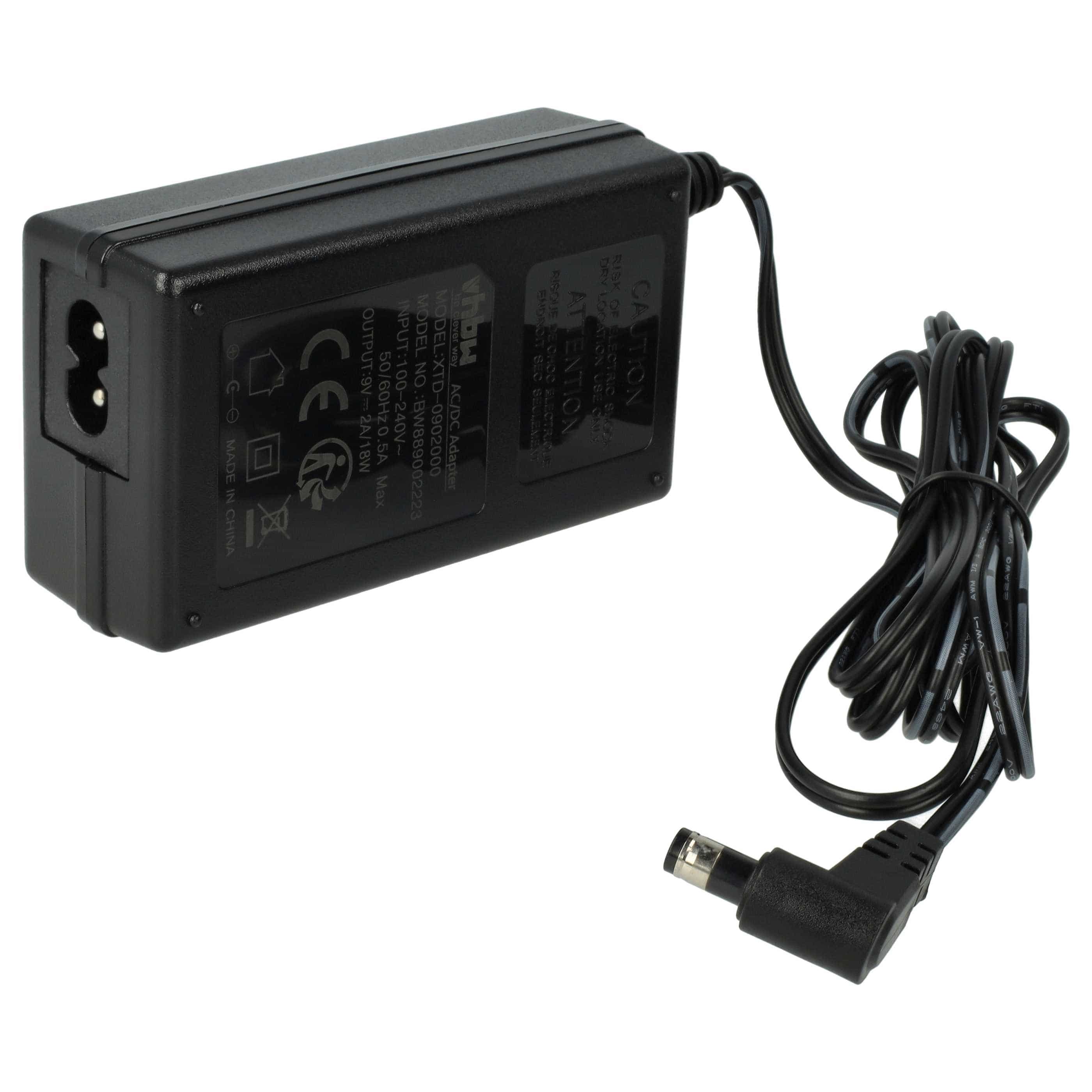 Mains Power Adapter replaces Brother AD-24, AD-30, AD-24EU, AD-24ES, AD-24E, AD-20 Electric Devices - 9 V