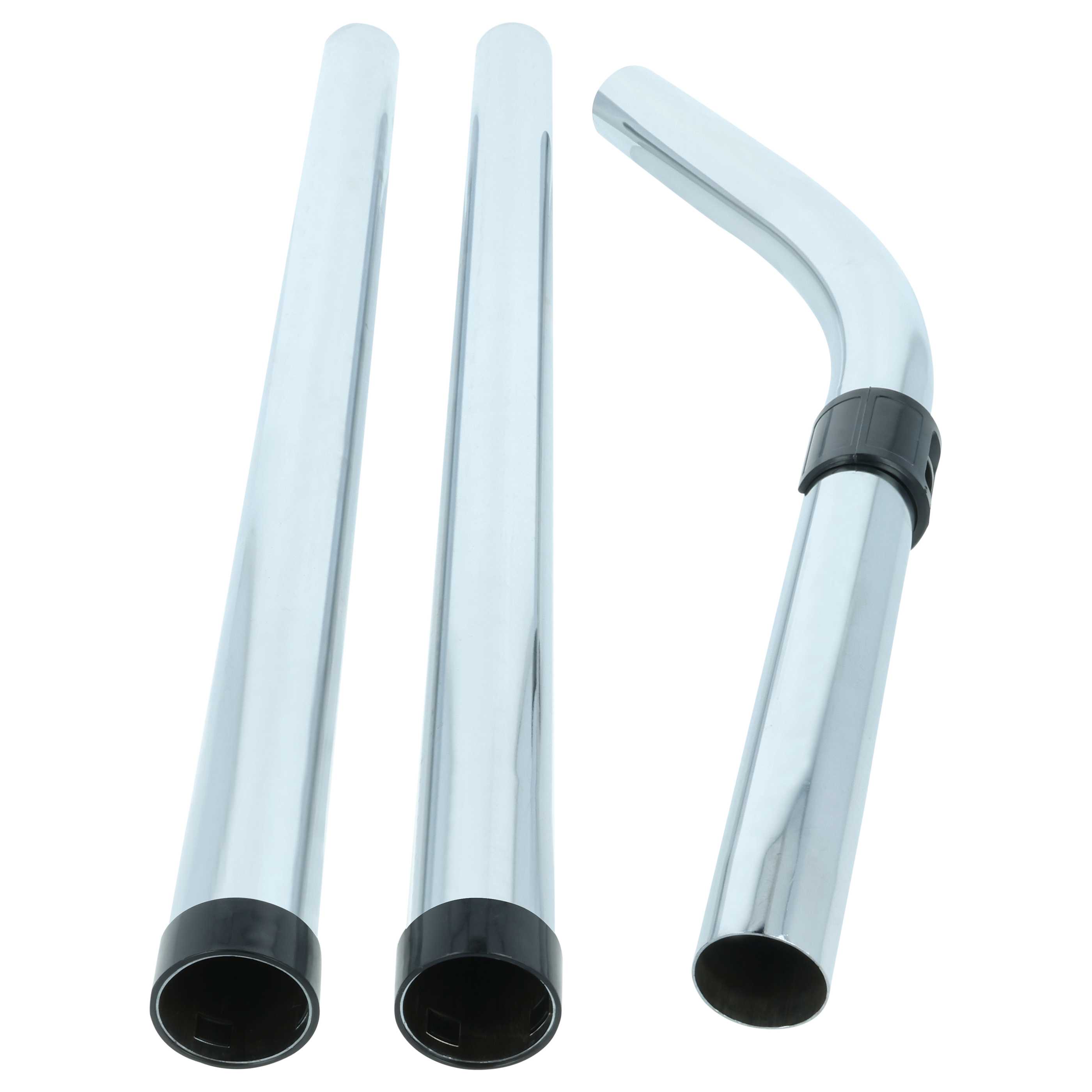 3x Tube replaces Numatic 69-NM-250, 601053V for Rainbow Vacuum Cleaner etc. - 50cm - 150cm, silver
