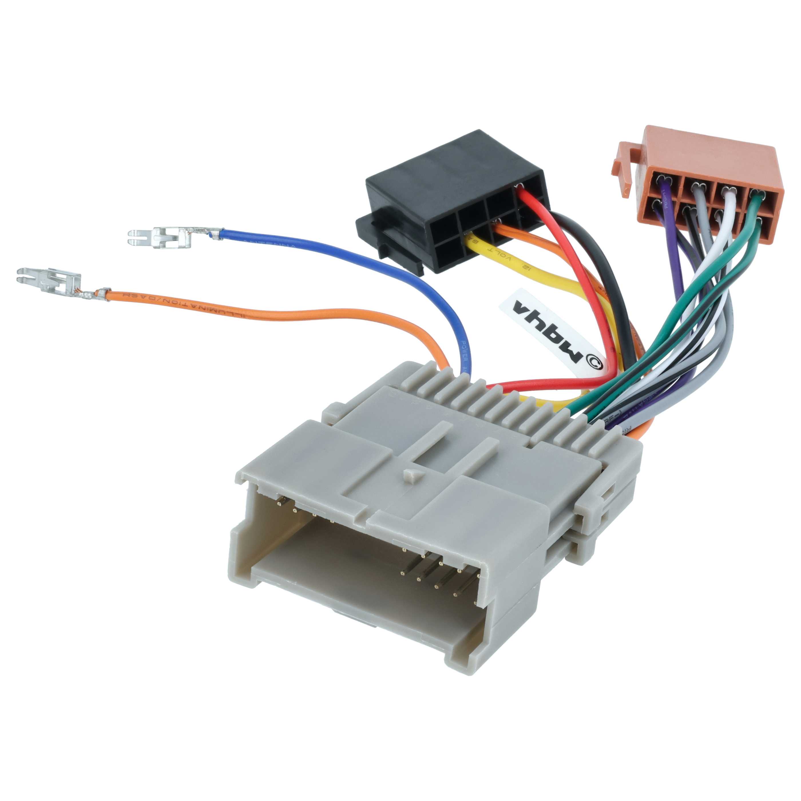 Adaptateur ISO pour autoradio Chevrolet, Buick, GMC, Hummer - fiche ISO 10487