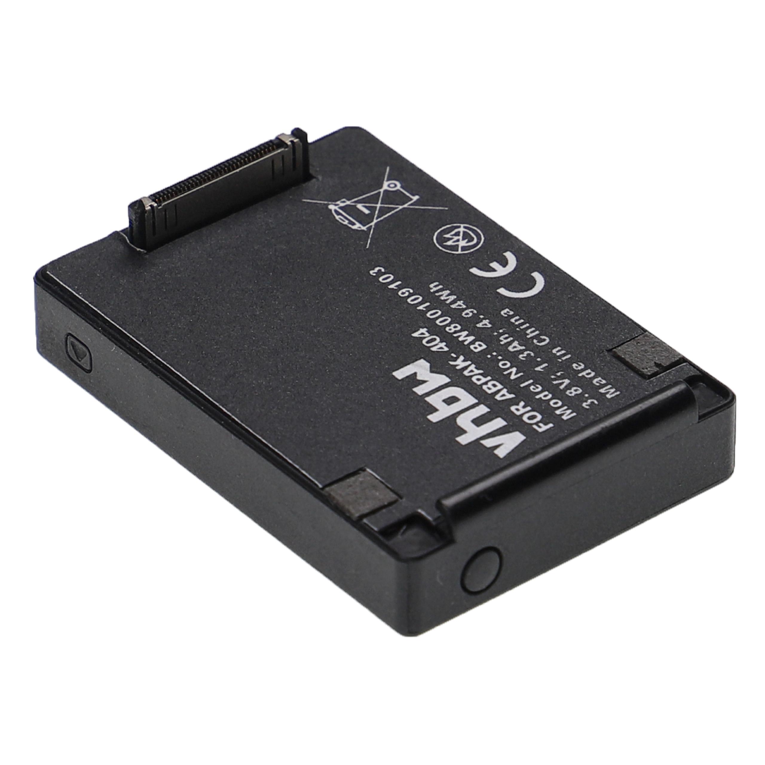 Videocamera Battery Replacement for GoPro ABPAK-404, BacPac 3661-093 - 1240mAh 3.8V Li-polymer