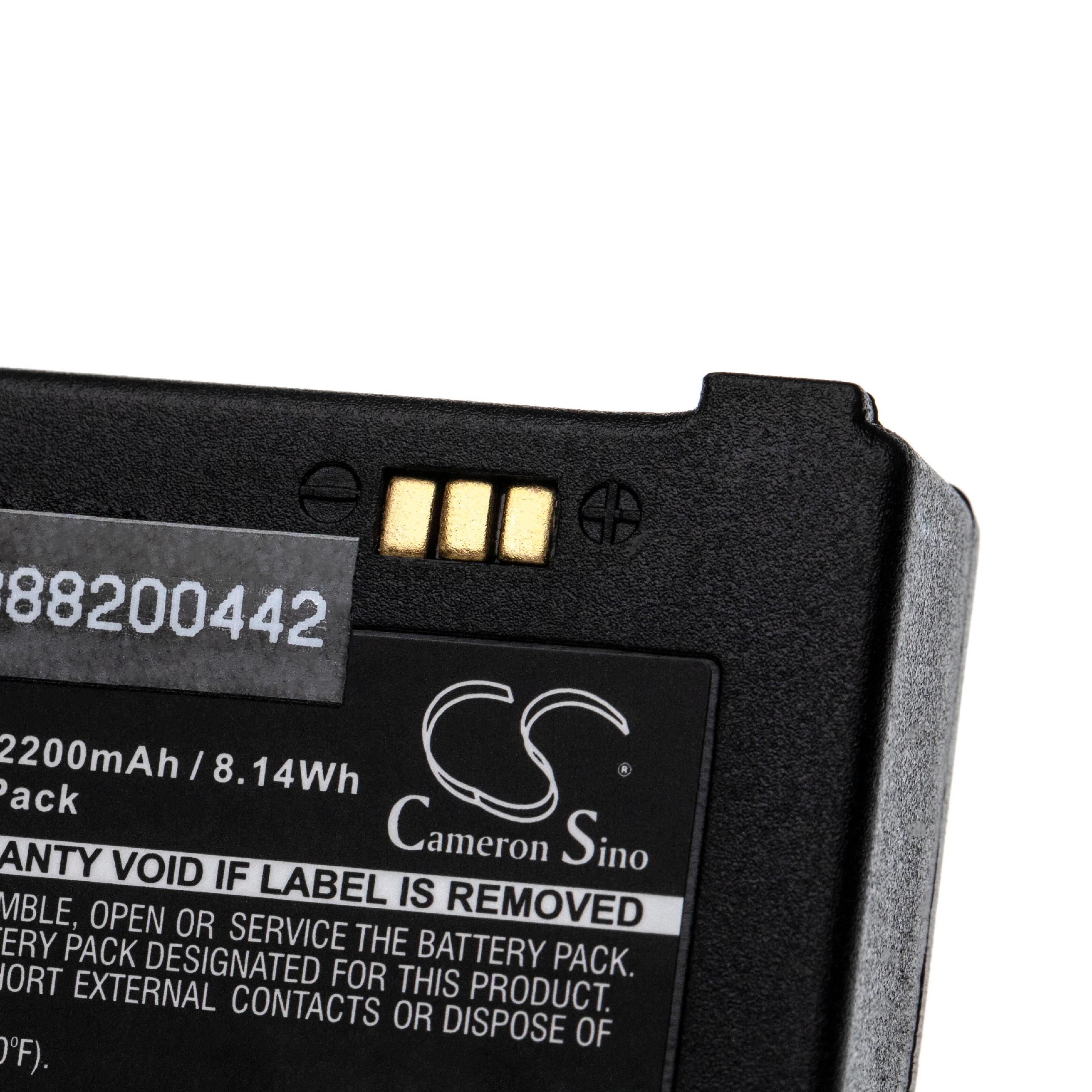 Batterie remplace Bixolon PBP-R200 pour imprimante - 2200mAh 3,7V Li-ion