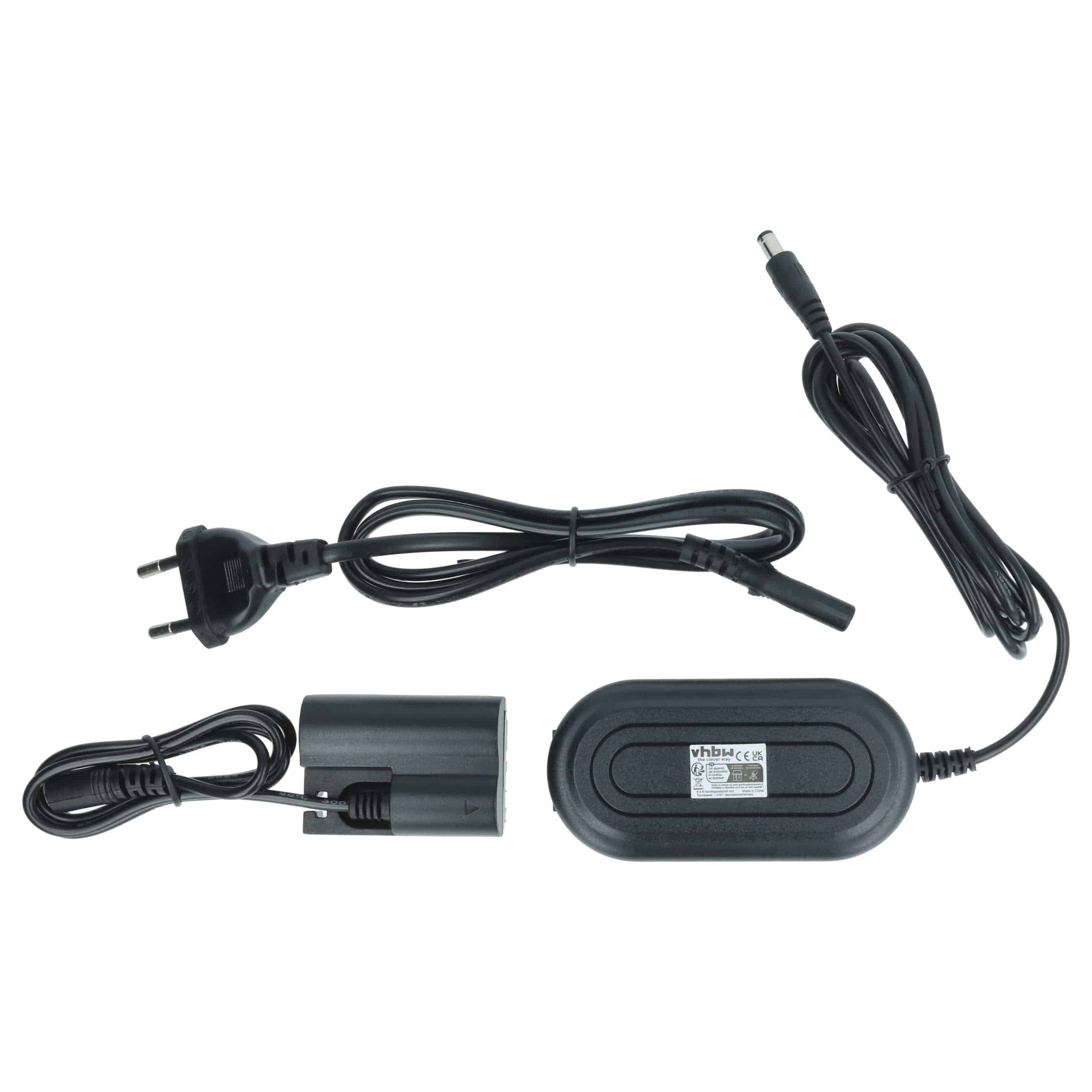 Power Supply replaces ACK-E2 DR400 for Camera + DC Coupler - 2 m, 8.1 V 2.0 A