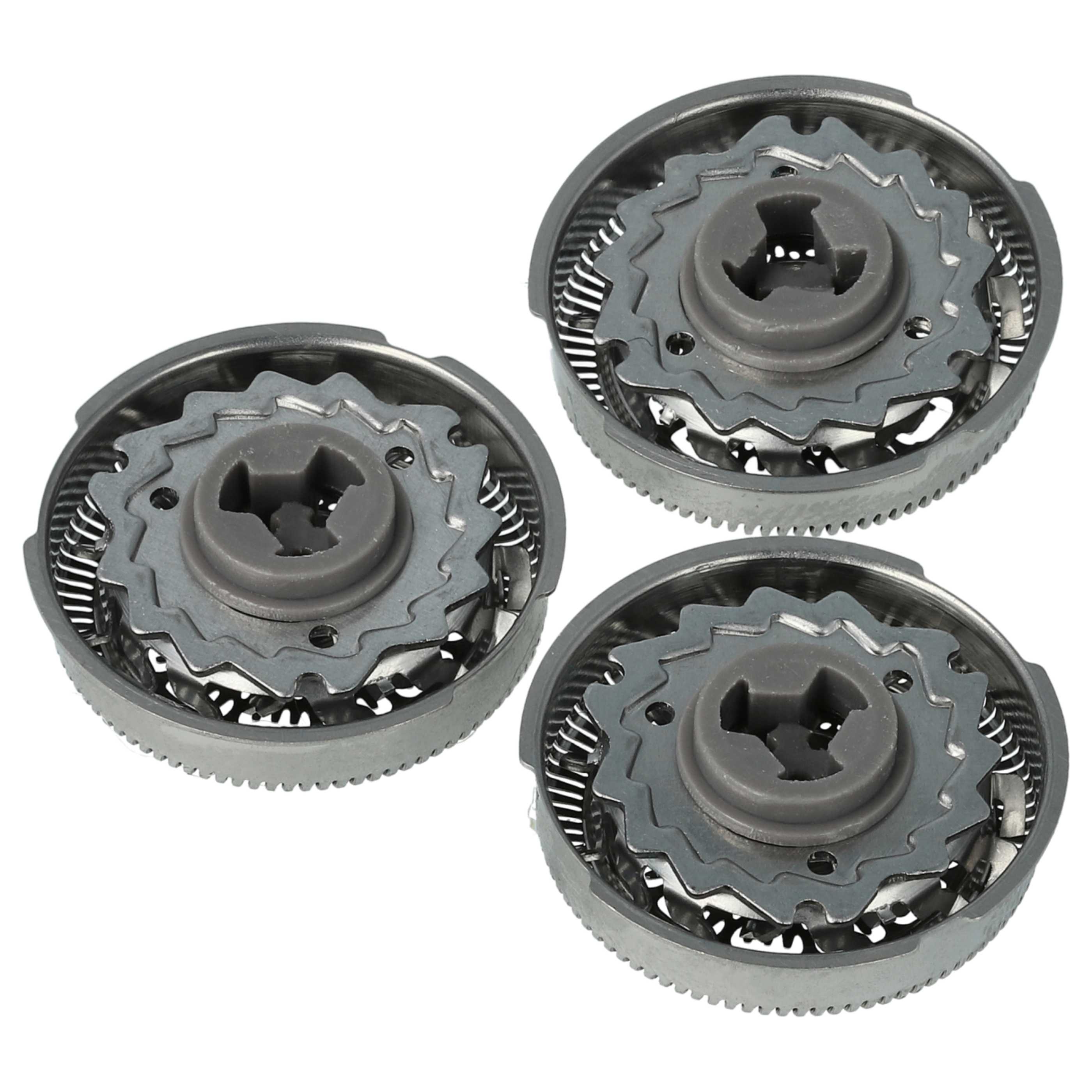 9x cabezales para afeitadoras para Philips s7520, s9000, s9031, s9111, s9161, s9711 - plata