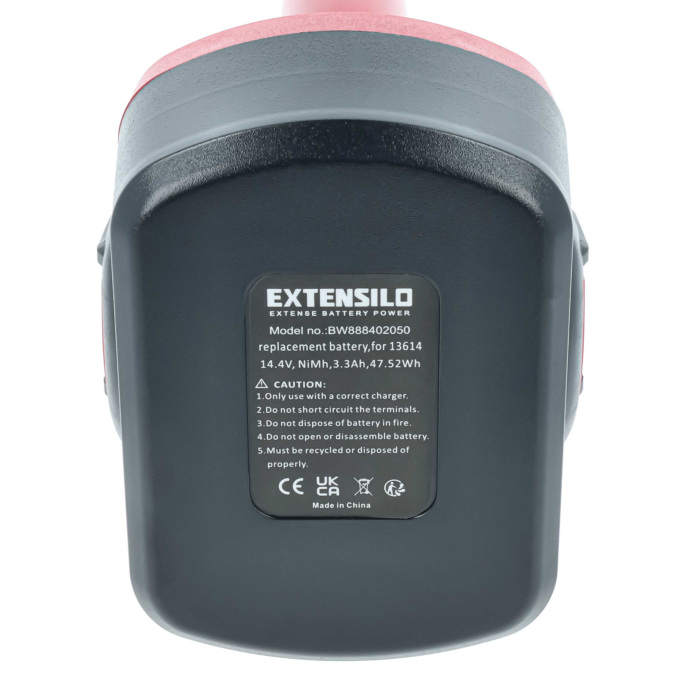 3x Battery replaces Bosch 2 607 335 263, 1617S0004W Electric Power Tool - 3300 mAh, 14.4 V, NiMH