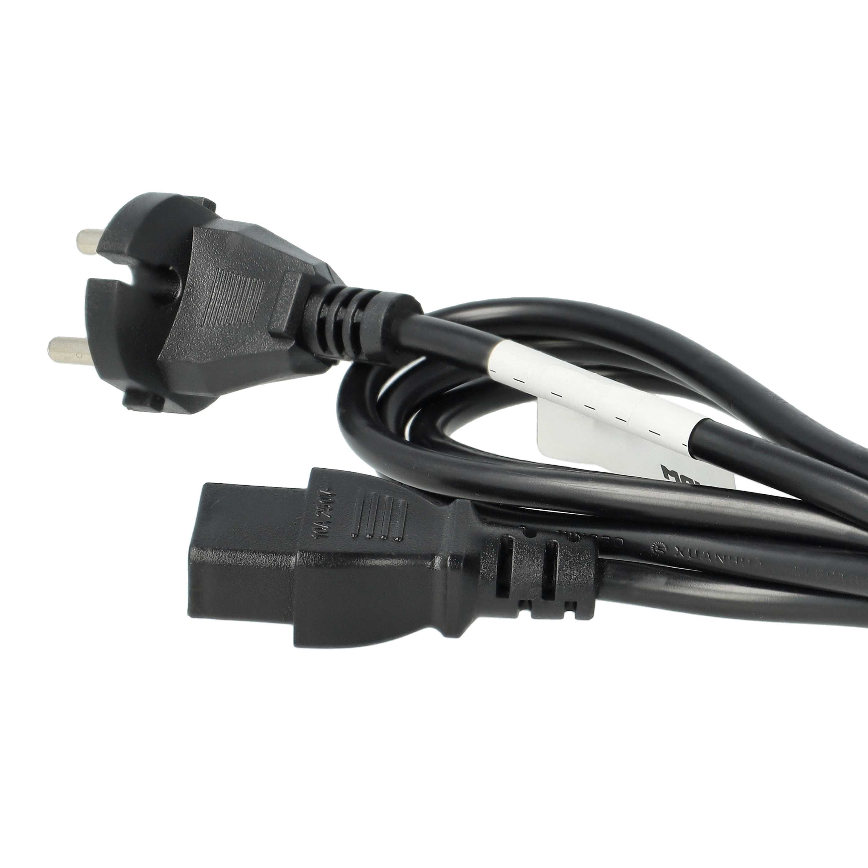 2x Kabel zasilający C9 wtyczka ochronna do urządzeń np. monitora komputera Philips, Roland, Akai, Yamaha - 2 m