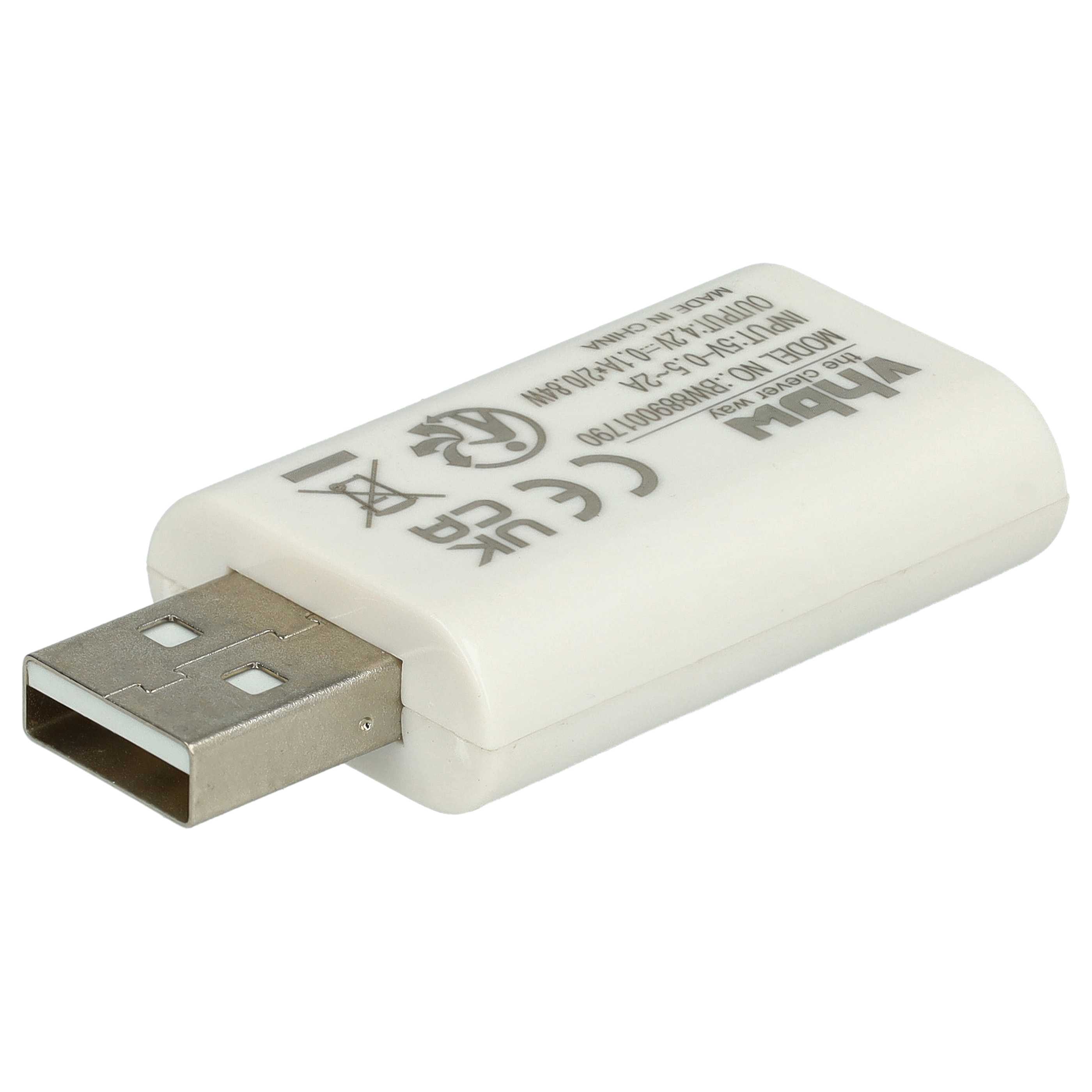 Dual USB-Ladegerät passend für Angelposen-Stabbatterien, CR425-Akkus