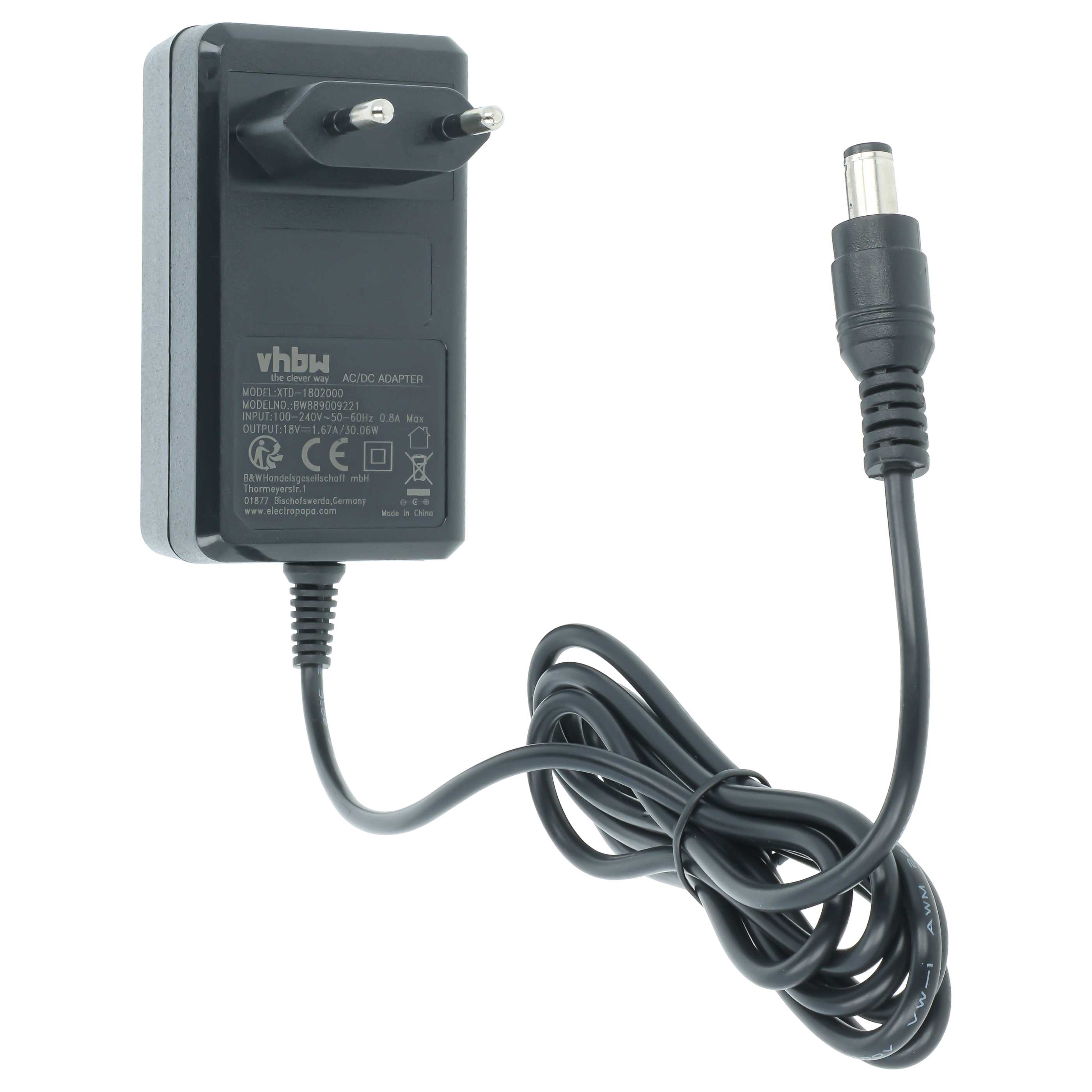 Mains Power Adapter suitable for Amazon Echo 3rd Gen, Echo Plus 2nd Gen, Echo Show 2nd Gen, Echo Show 8 Smart