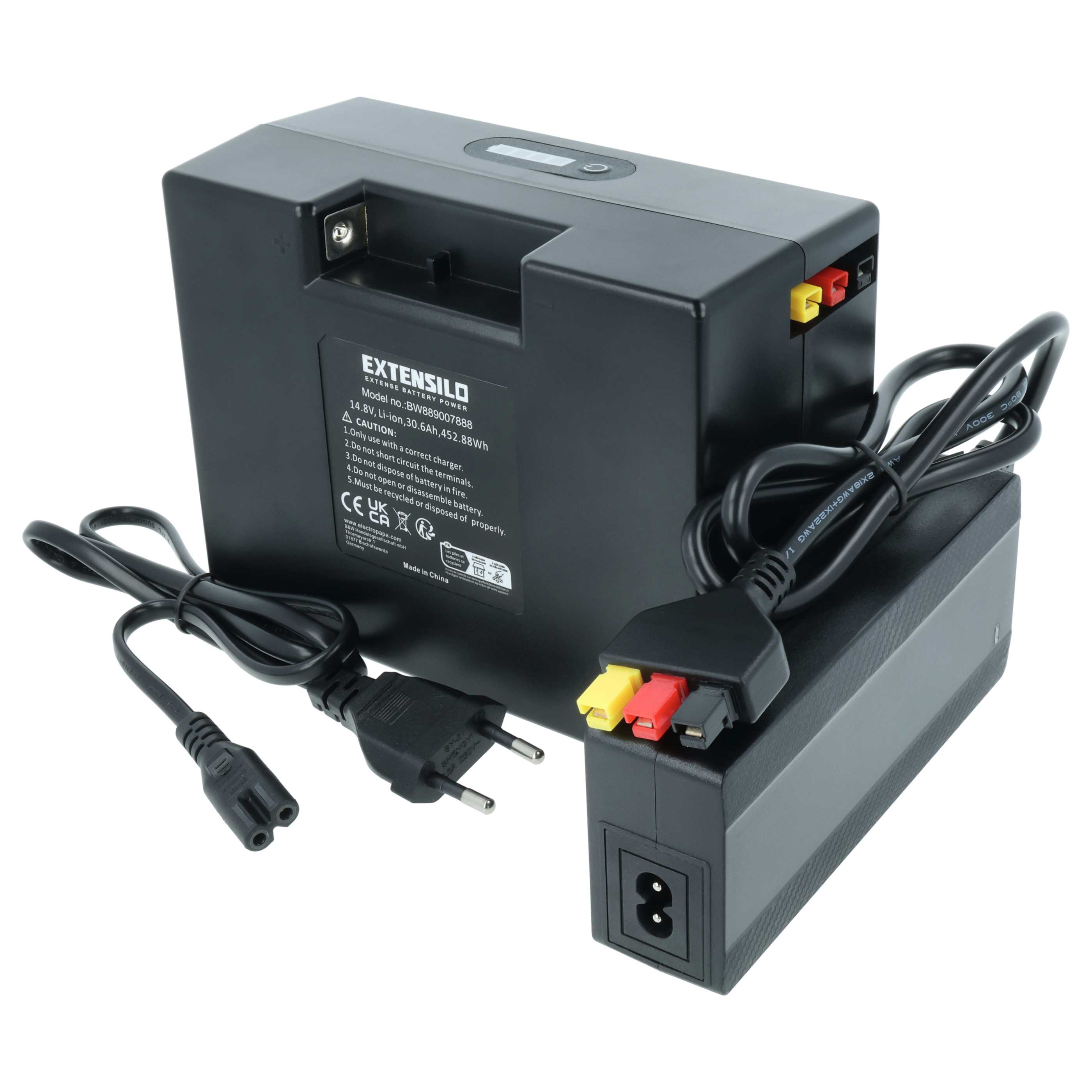 Electric Golf Caddy Battery replaces 12V18Ah LiFePO4 Golf Battery Pack - 30600mAh, 14.8V