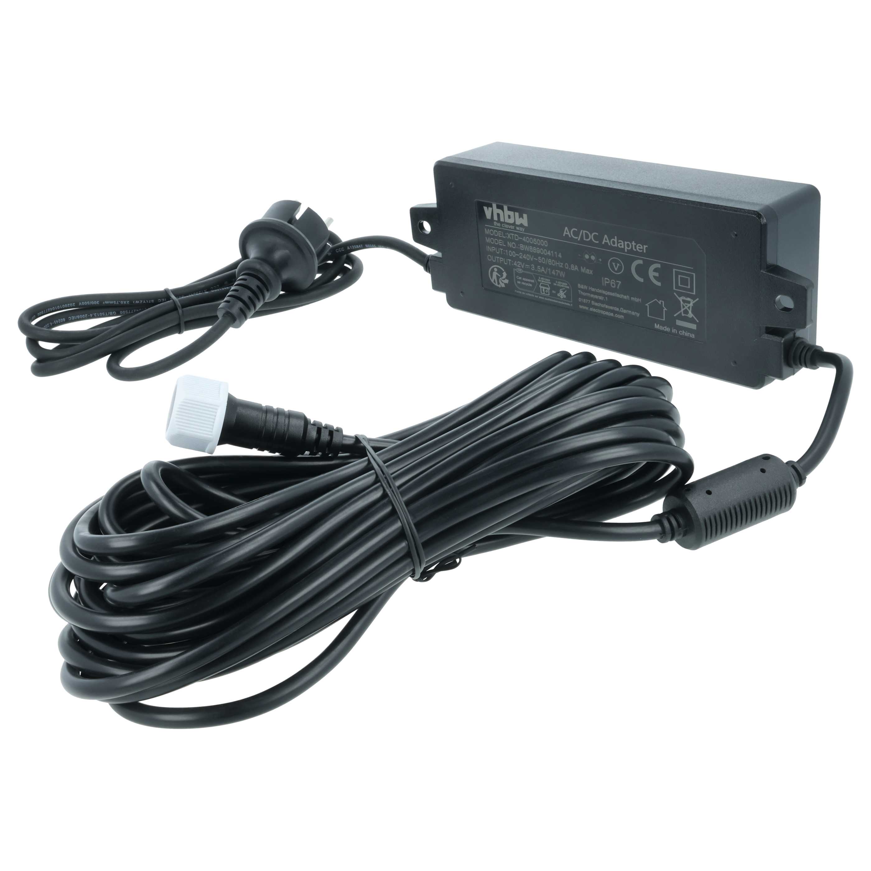 Mains Power Adapter replaces Bosch F016L69116, F 016 L69 170 lawnmower robot Charging Station