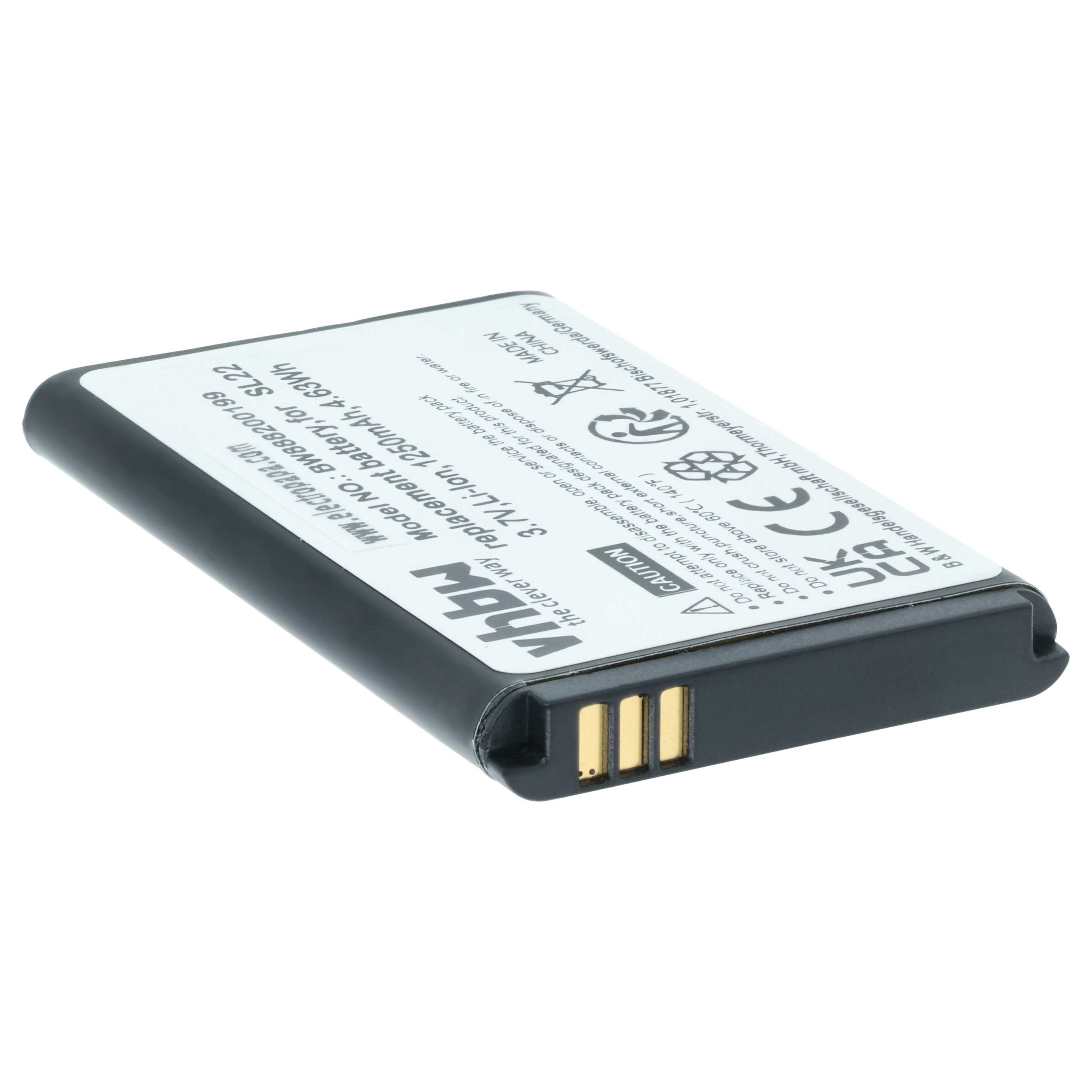 Handheld Computer Battery replaces Honeywell 3159122, 26111710, BAT-MOB00, 55-003233-01 - 1250mAh, 3.7V
