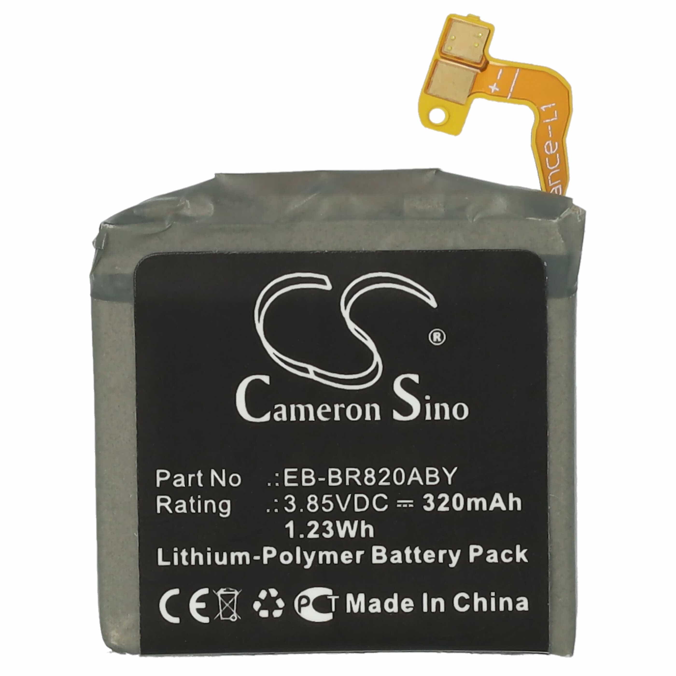 Smartwatch Battery replaces Samsung EB-BR820ABY, GH43-04966A - 320 mAh 3.85 V Li-polymer + Tools