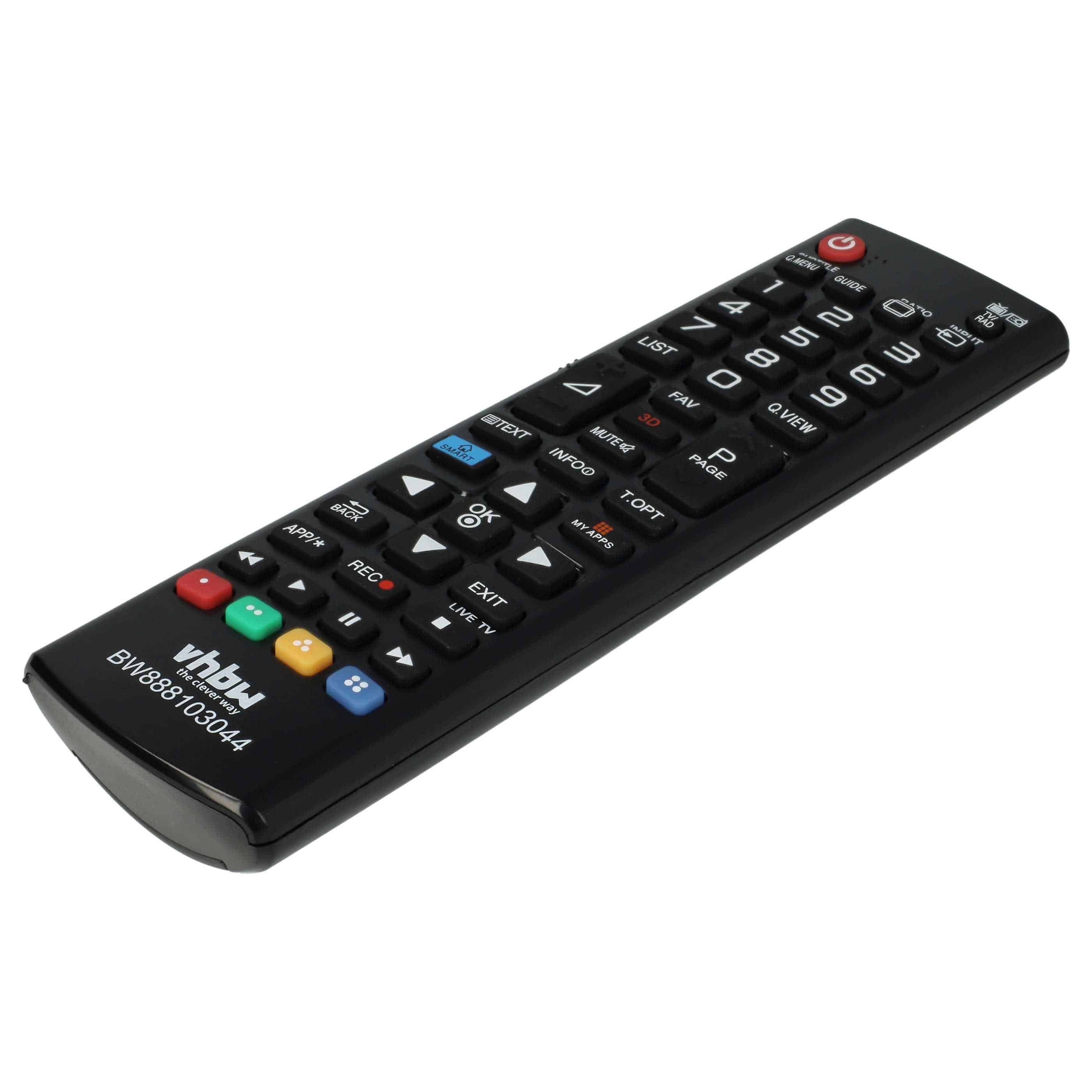 Remote Control replaces LG AKB75095308 for LG TV