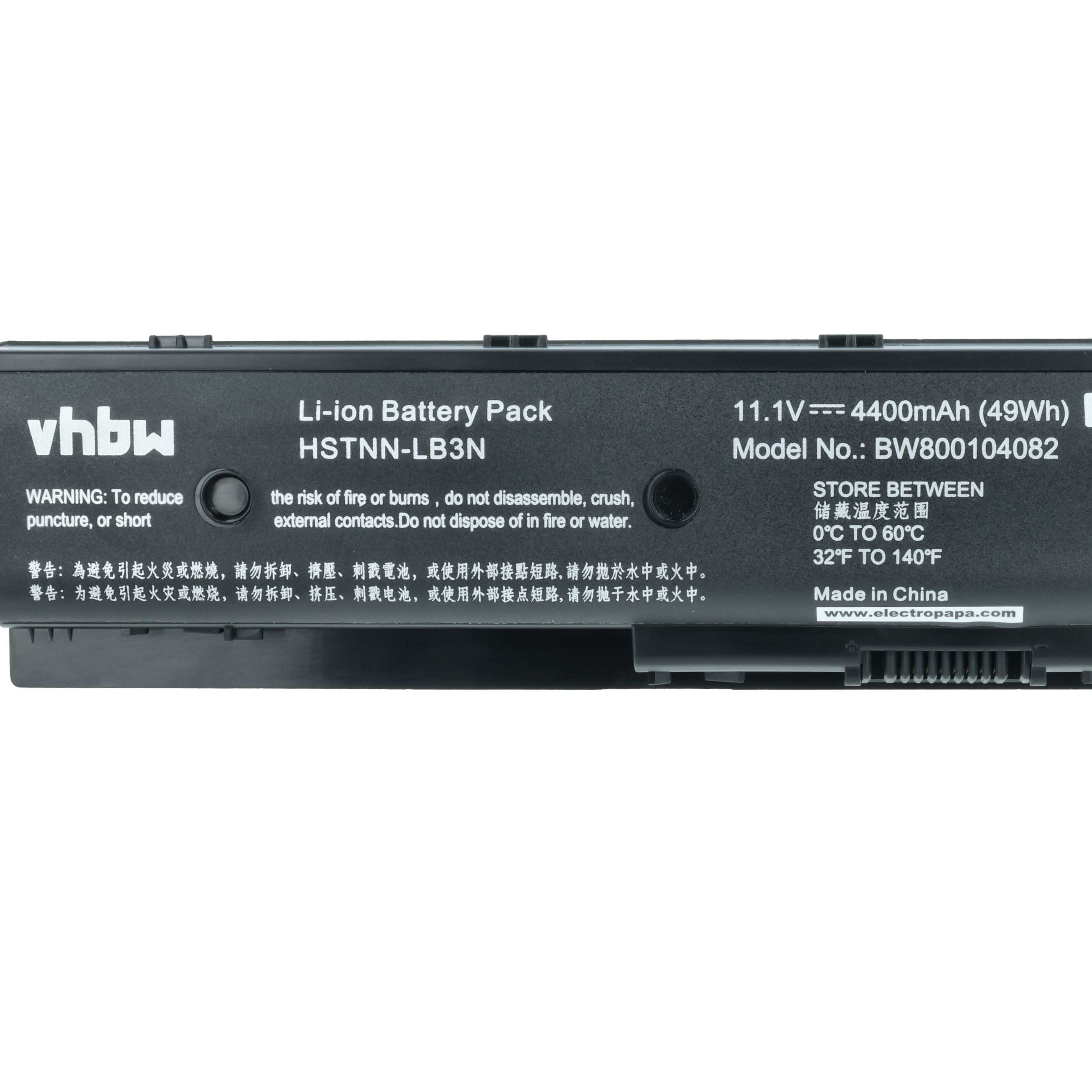 Akumulator do laptopa zamiennik HP 671731-001, 671567-831, 671567-421 - 4400 mAh 11,1 V Li-Ion, czarny