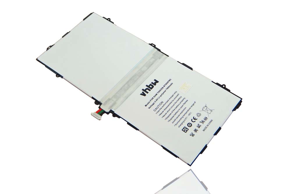 Batería reemplaza Samsung EB-BT800FBC, EB-BT800FBE para tablet, Pad Samsung - 7900 mAh 3,8 V Li-poli