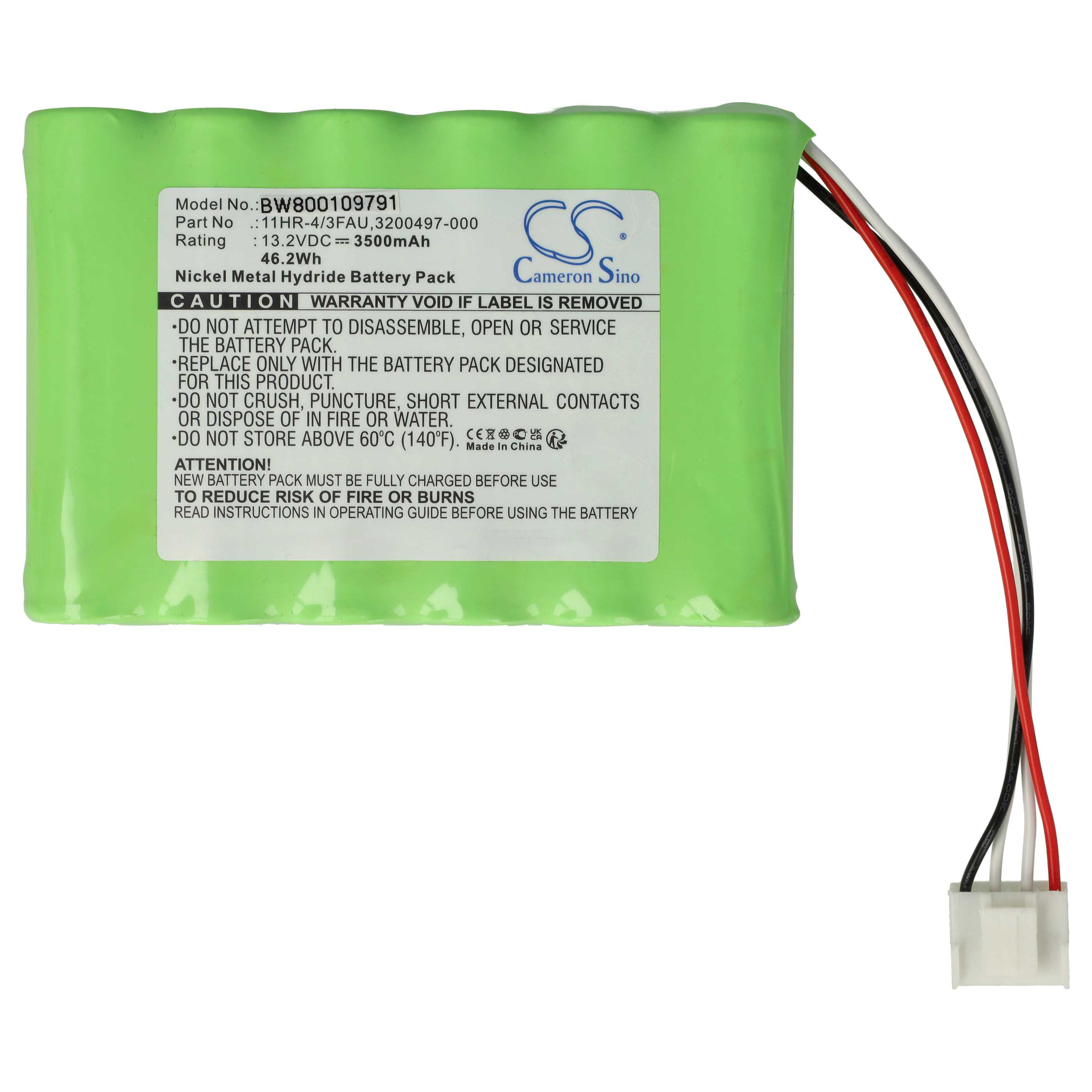 Spleißgerät-Akku als Ersatz für Fujikura BTR-08R, 11HR-4/3FAU, BTR-08 für Fujikura - 3500mAh 13,2V NiMH