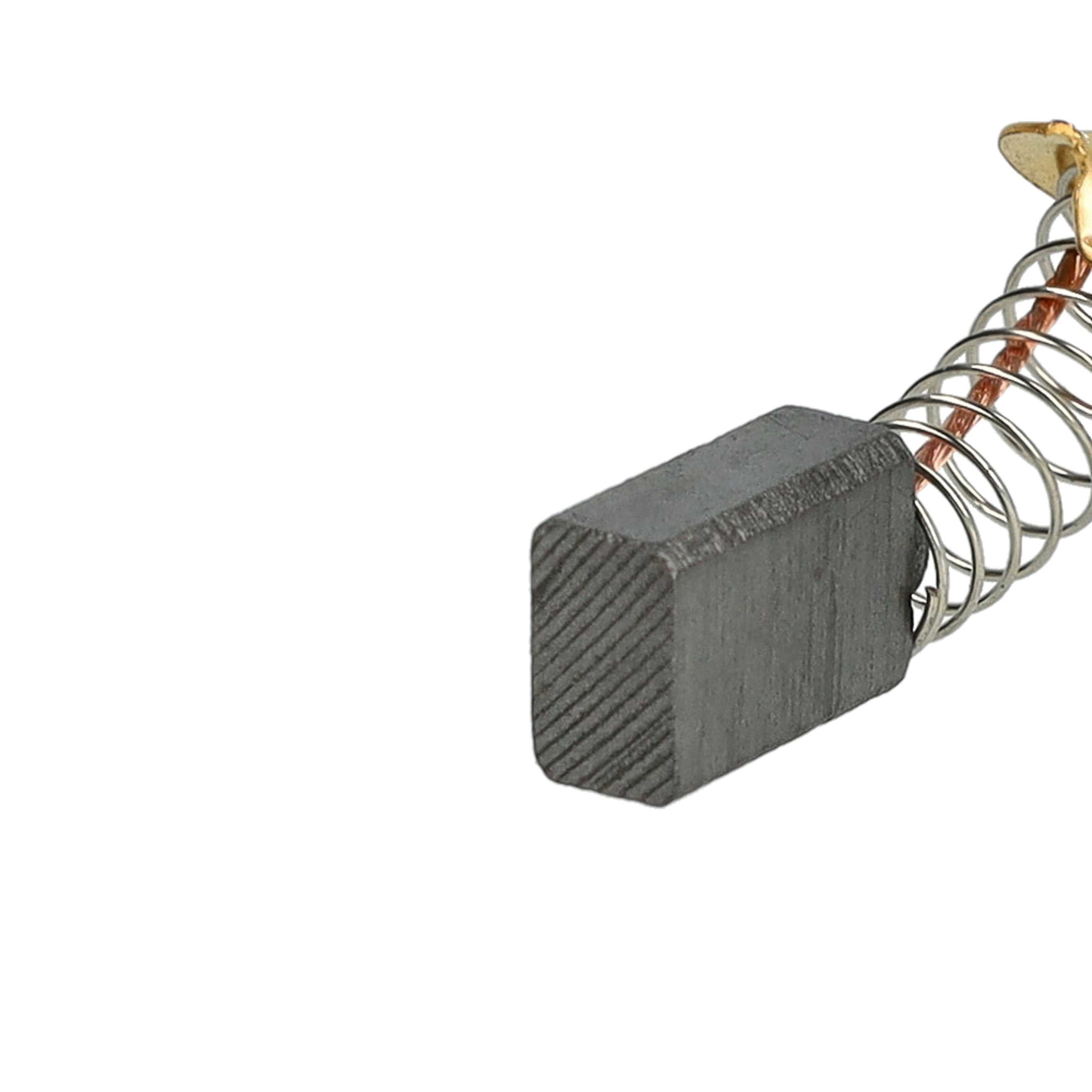 2x Kohlebürste passend für Menzer / Hornbach (+ 2015) Elektrowerkzeug - 12,2 x 7,9 x 4,9mm